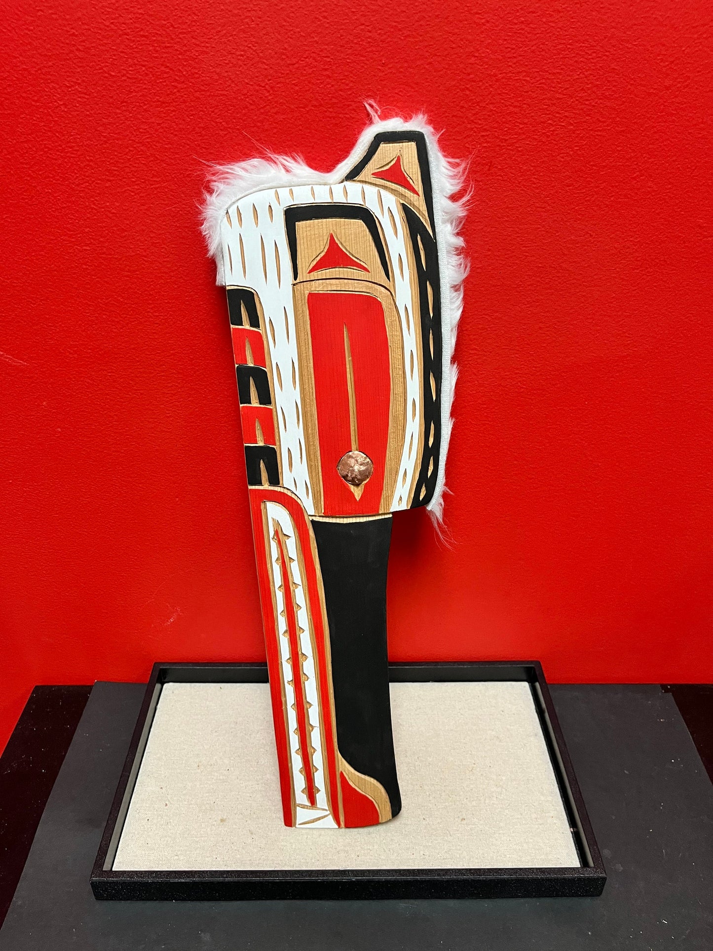 An  Absolutely stunning 20 by 6 inch Brad Joseph indigenous first nations Pacific Northwest coast cedar wood  two available- wow