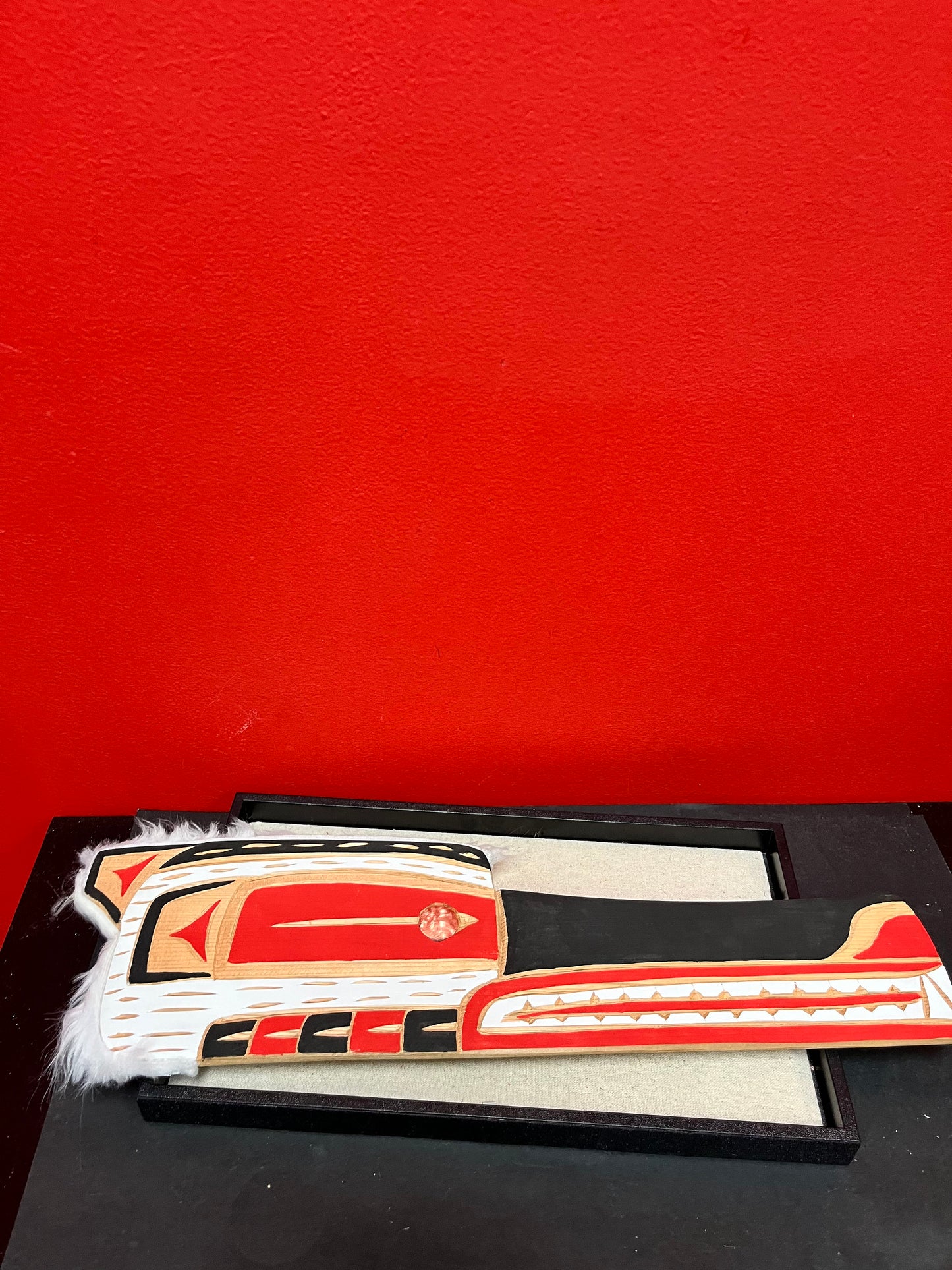 An  Absolutely stunning 20 by 6 inch Brad Joseph indigenous first nations Pacific Northwest coast cedar wood  two available- wow