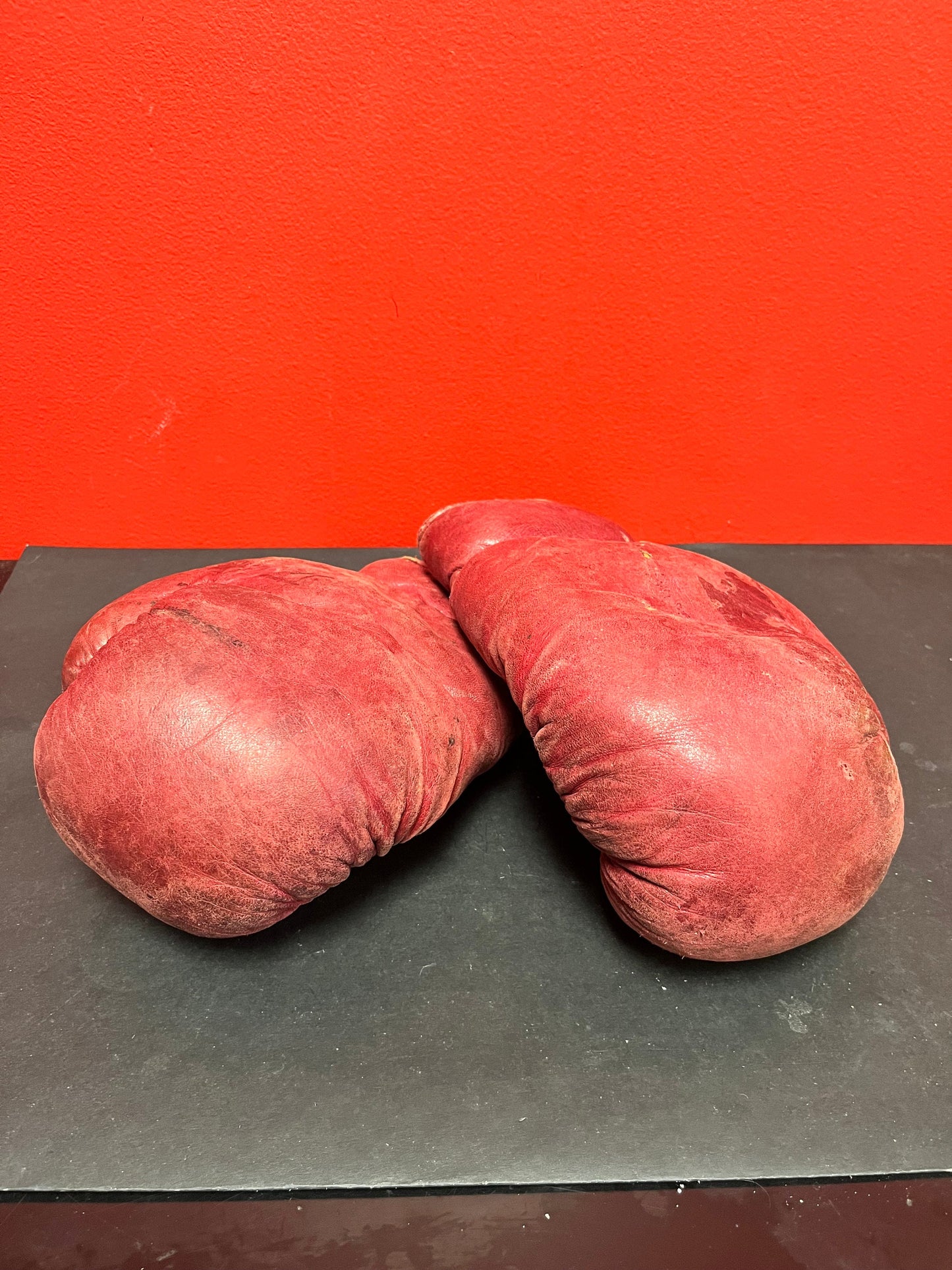 Antique boxing gloves  10 inch authentic antique boxing gloves in good condition for the age