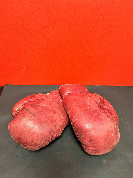 Antique boxing gloves  10 inch authentic antique boxing gloves in good condition for the age
