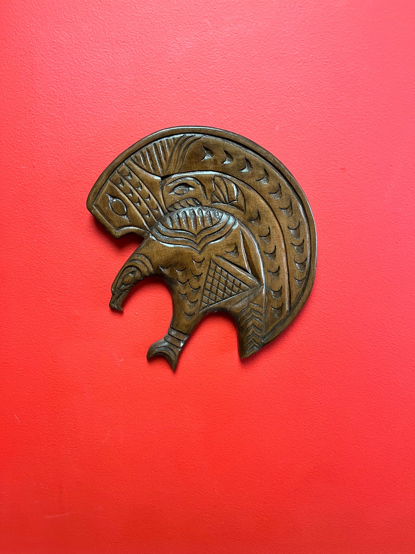 Beautiful 11 inch Nelson Joseph Eagle  indigenous, first nations Pacific northwest coast  great look and price