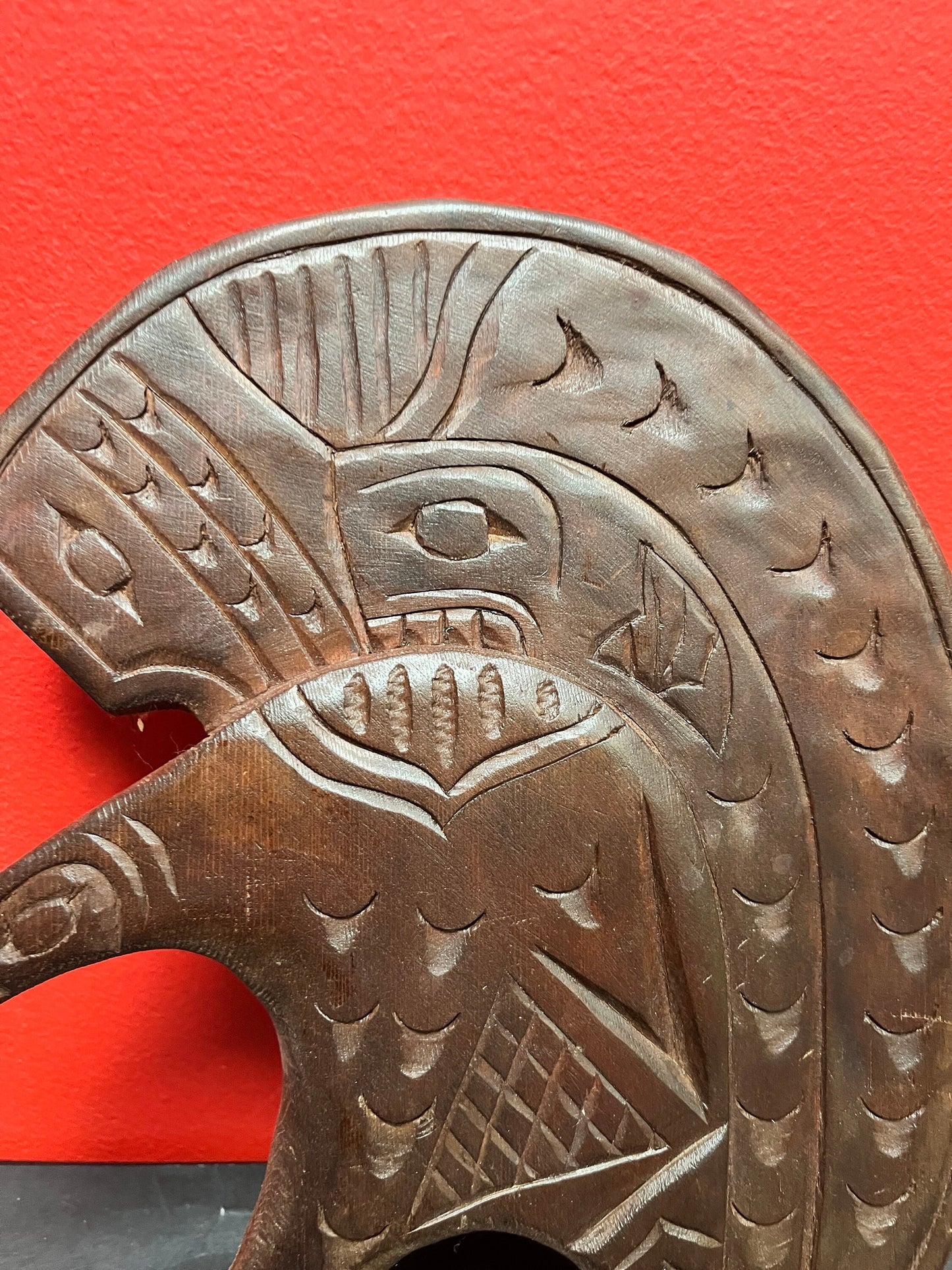 A beautiful 11 inch Nelson Joseph plaque  indigenous, first nations Pacific Northwest coast, Eagle