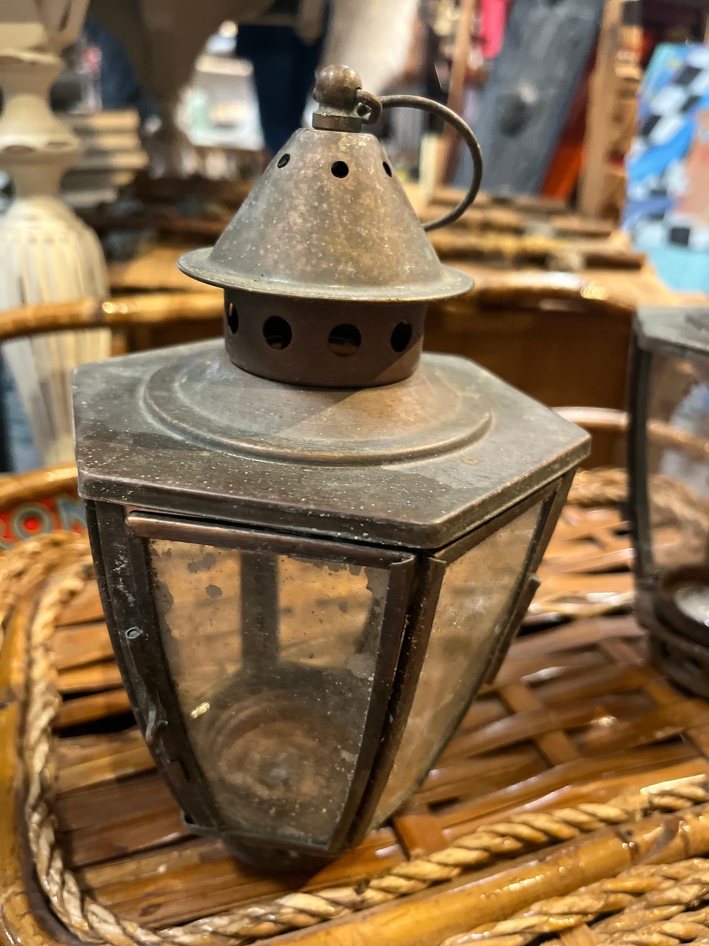 pair stunning 10 inch tall miners lamps found in the middle of nowhere BC  old old  one as is and one perfect   wow