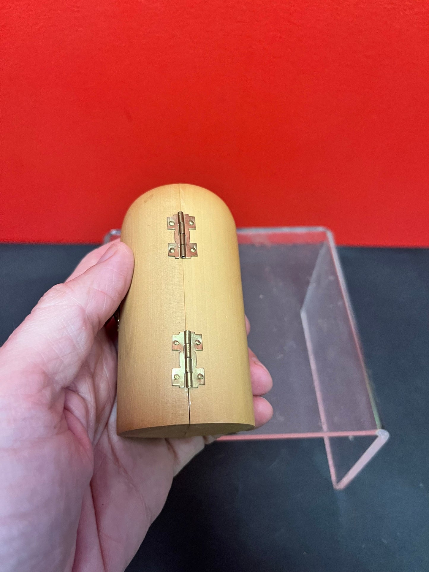 Magnificent, small 5 x 4 high Asian hand carved ceremonial folding icon   unbelievable quality- wow