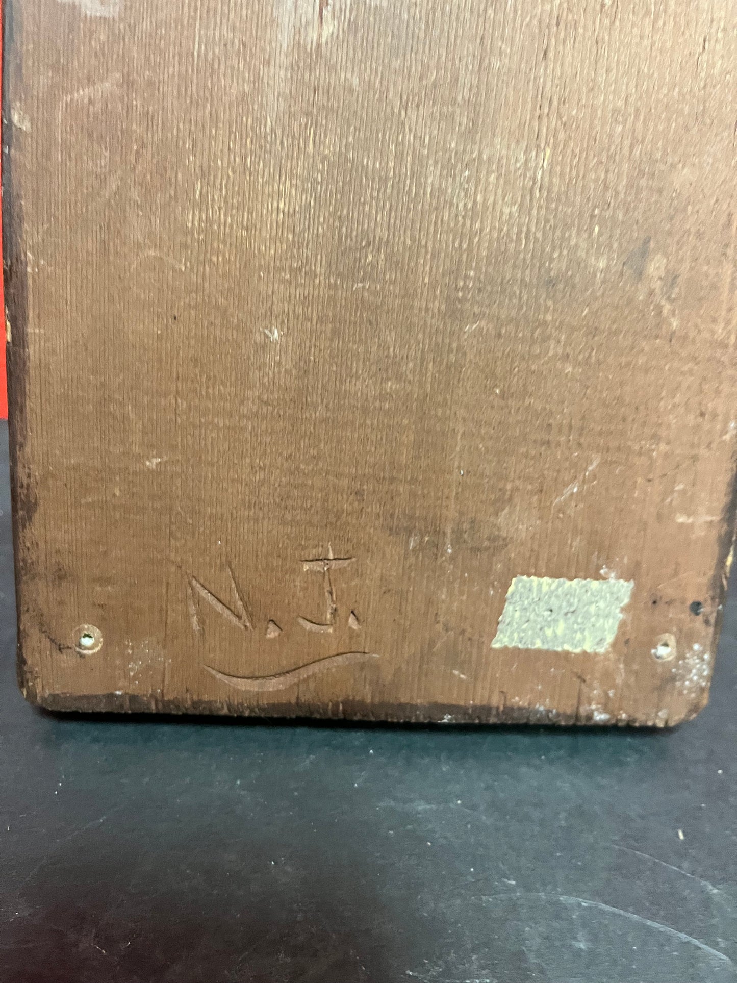 A  7 x 5 inch lovely indigenous first nations, Pacific Northwest coast Nelson Joseph signed killer whale plaque