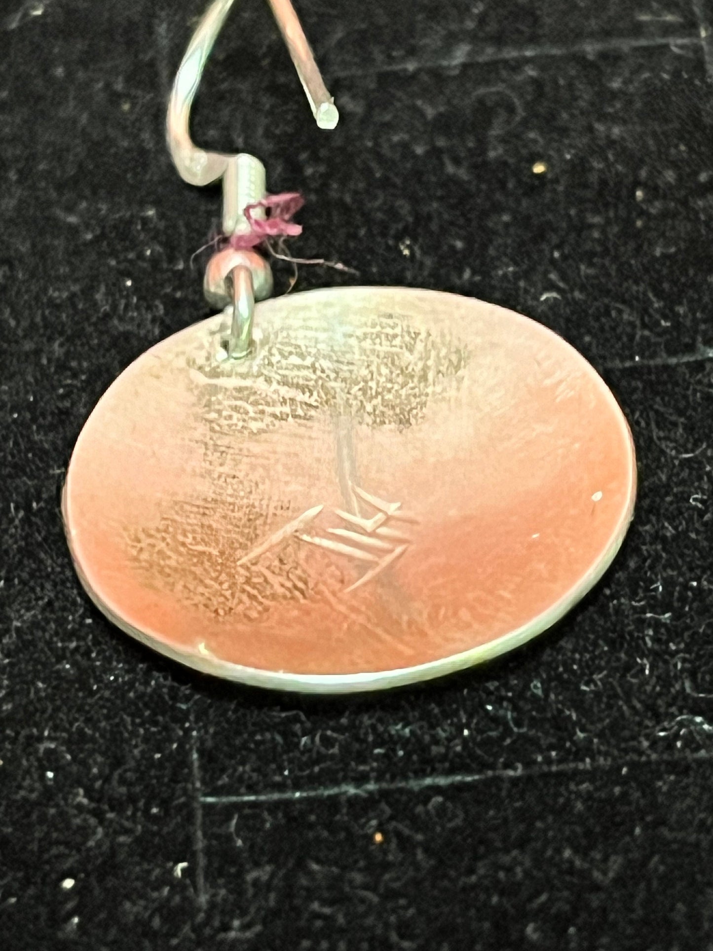 Fabulous indigenous first nations Pacific Northwest coast Tony Hunt  sterling handmade sun mask earrings - wow  best gift   2 inches long