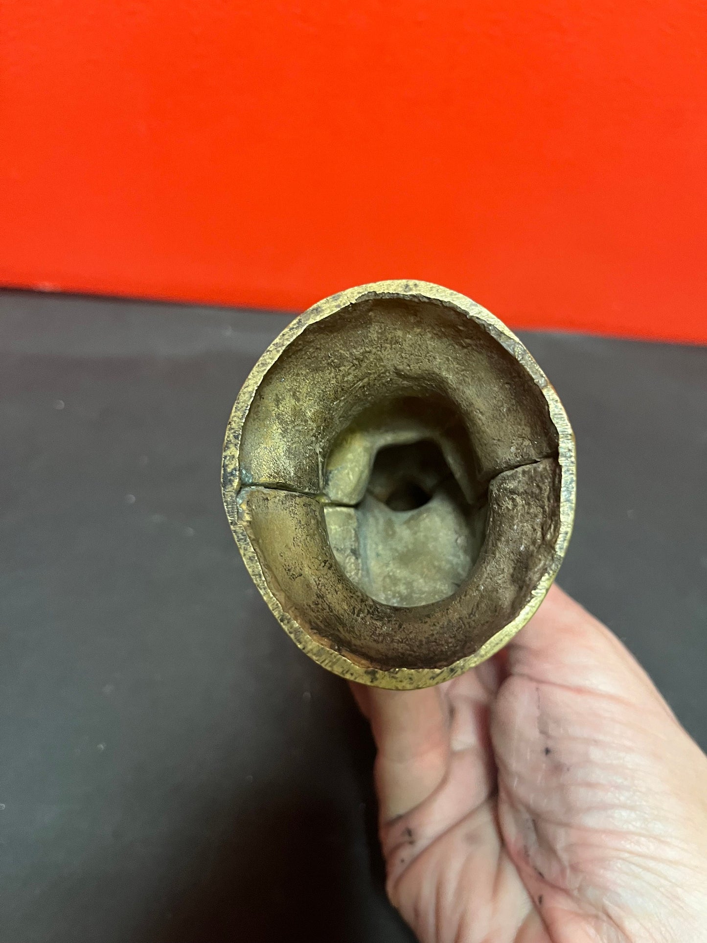 Late 19 century 5 inch tall Asian bronze statue of a woman praying  Lovely detail and quality