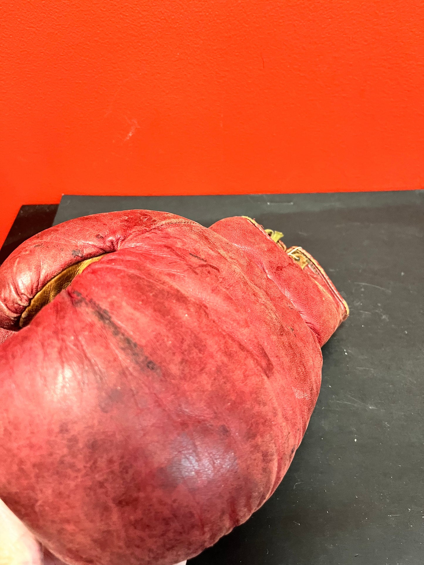 Antique boxing gloves  10 inch authentic antique boxing gloves in good condition for the age