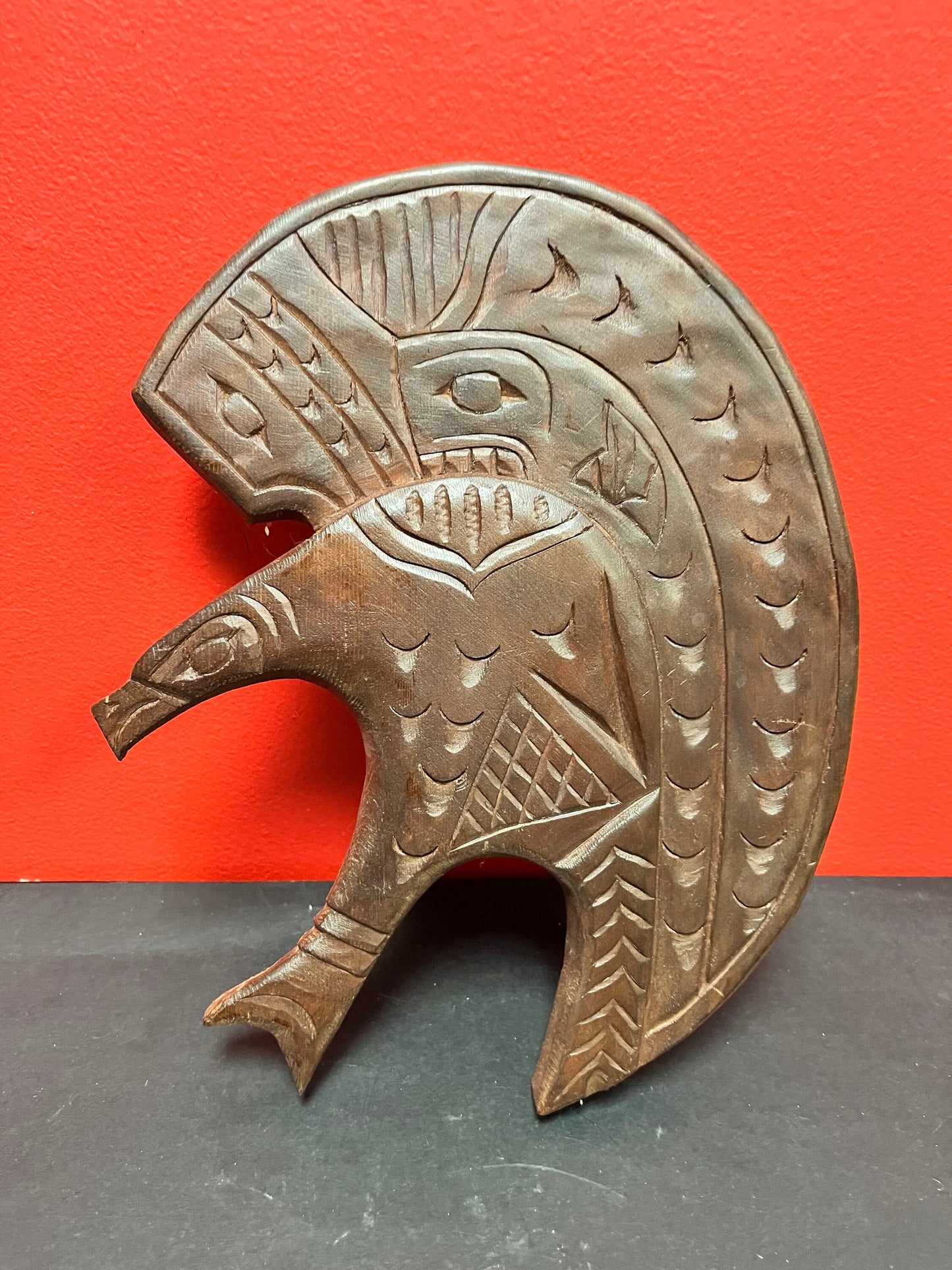 A beautiful 11 inch Nelson Joseph plaque  indigenous, first nations Pacific Northwest coast, Eagle