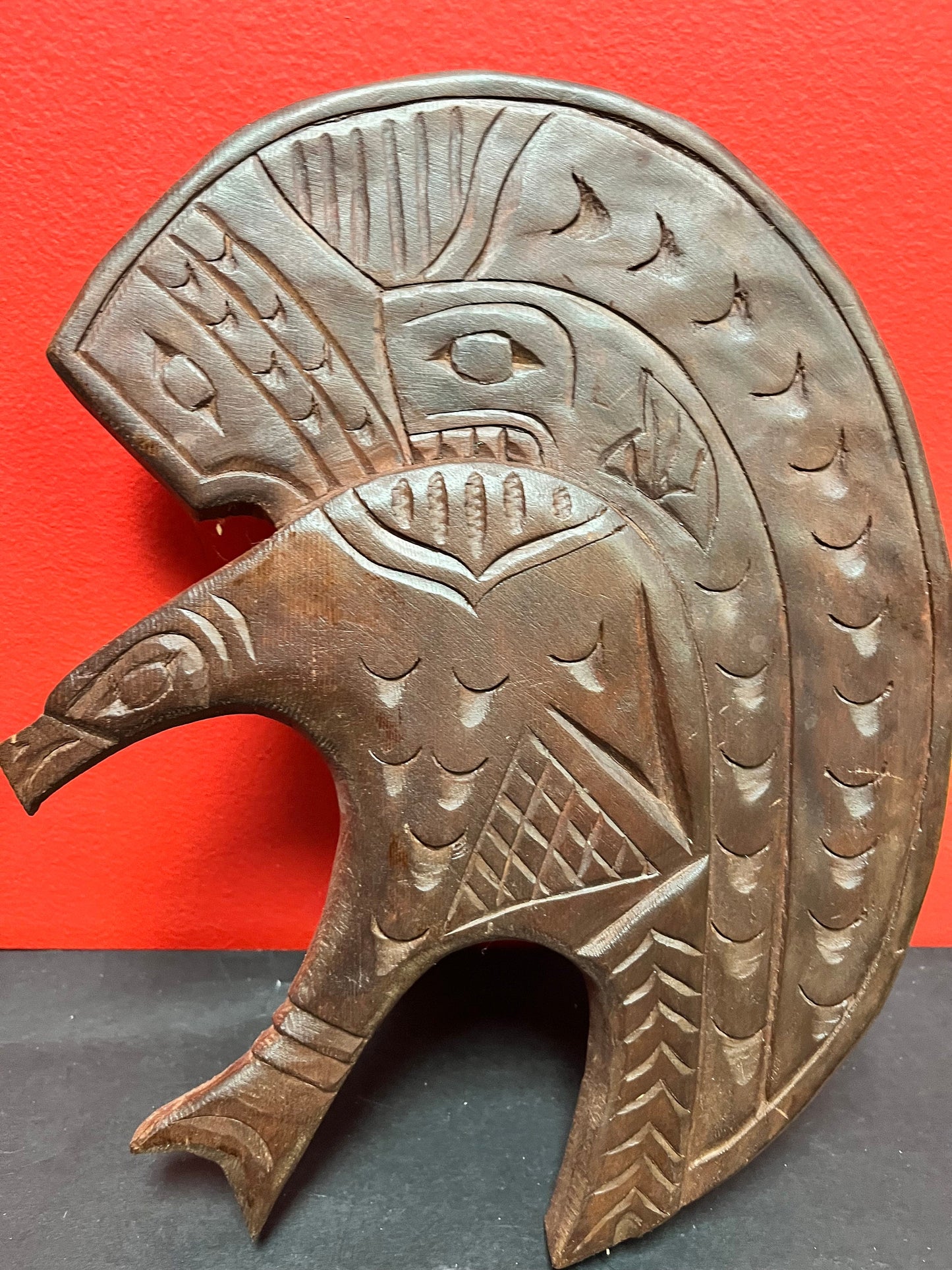 A beautiful 11 inch Nelson Joseph plaque  indigenous, first nations Pacific Northwest coast, Eagle