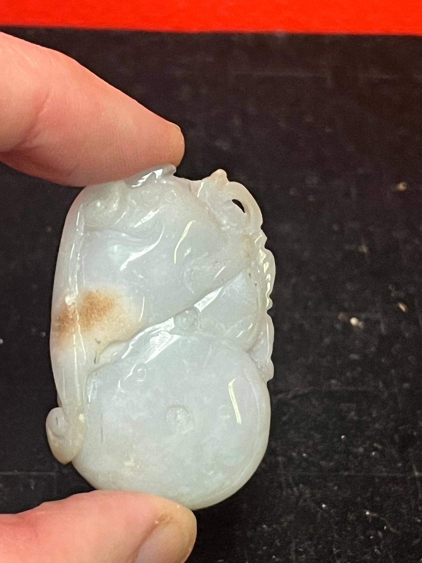 2 inch Chinese antique Unusual jade pendant   good quality detail