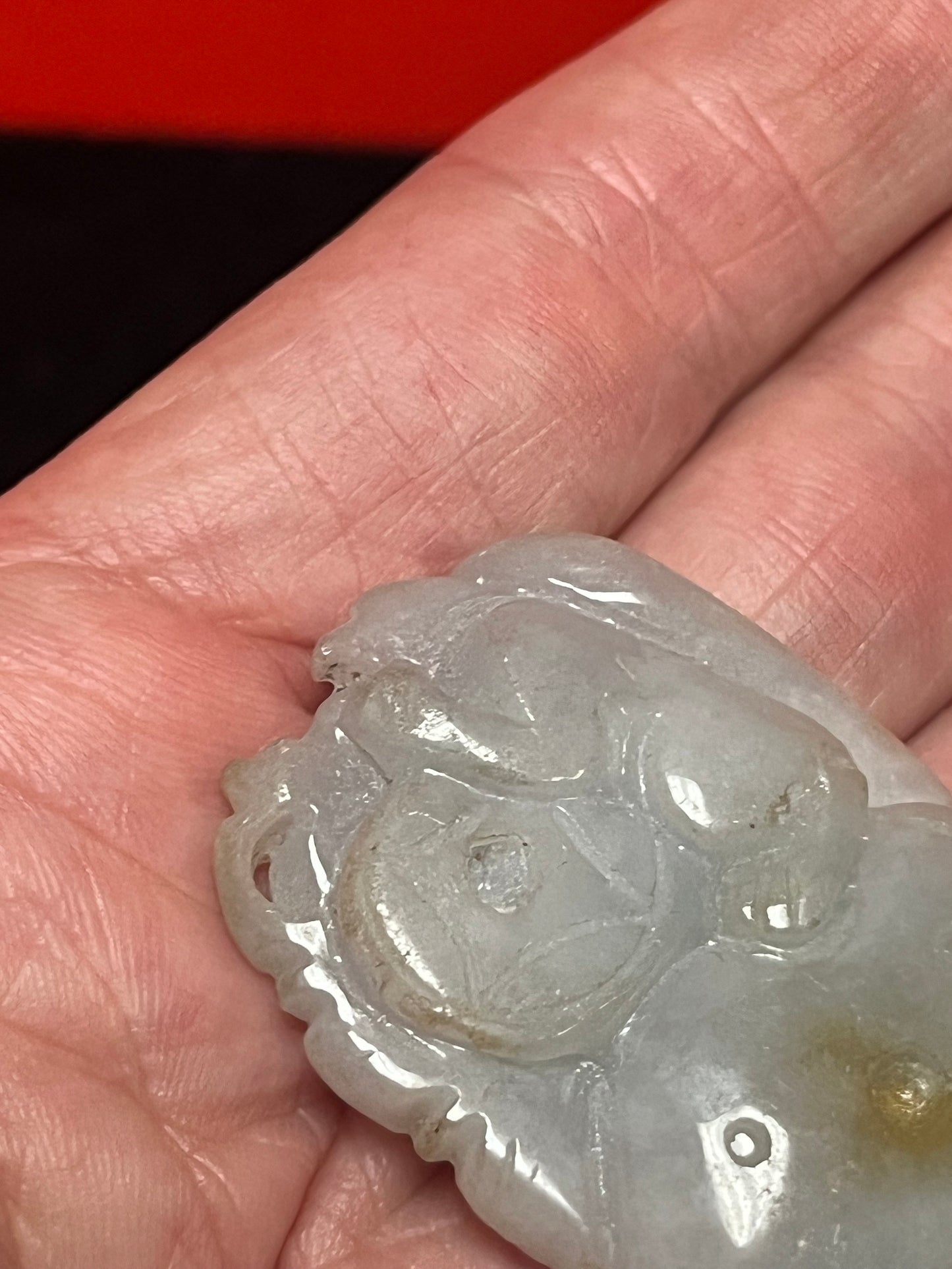 2 inch Chinese antique Unusual jade pendant   good quality detail