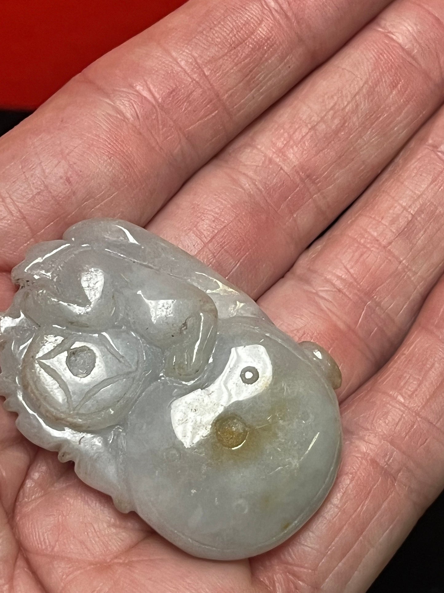 2 inch Chinese antique Unusual jade pendant   good quality detail