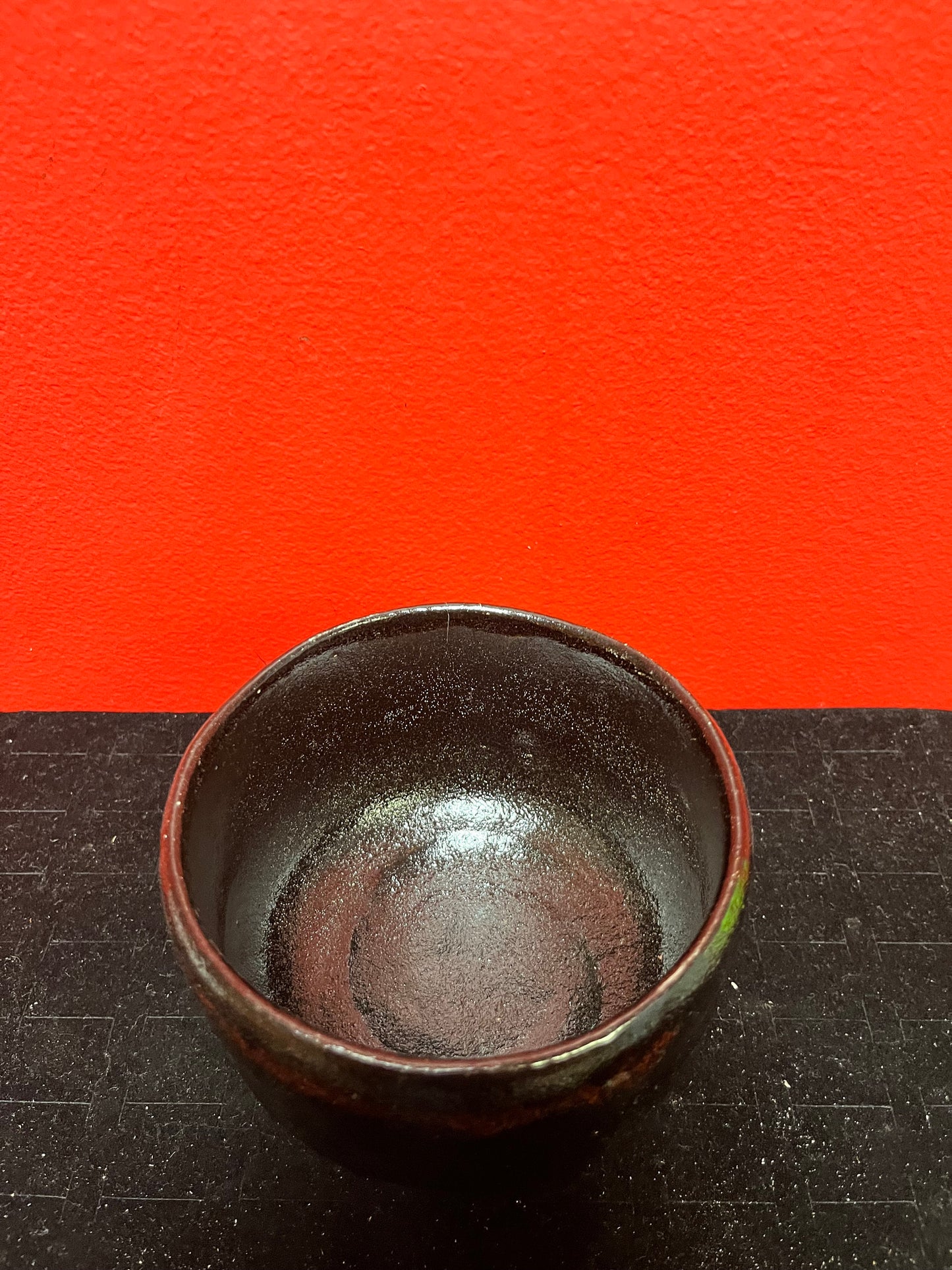 A  Fabulous 4.5 inch wide Canadian Japanese pottery  Wayne Ngan  perfect condition  certified by expert -