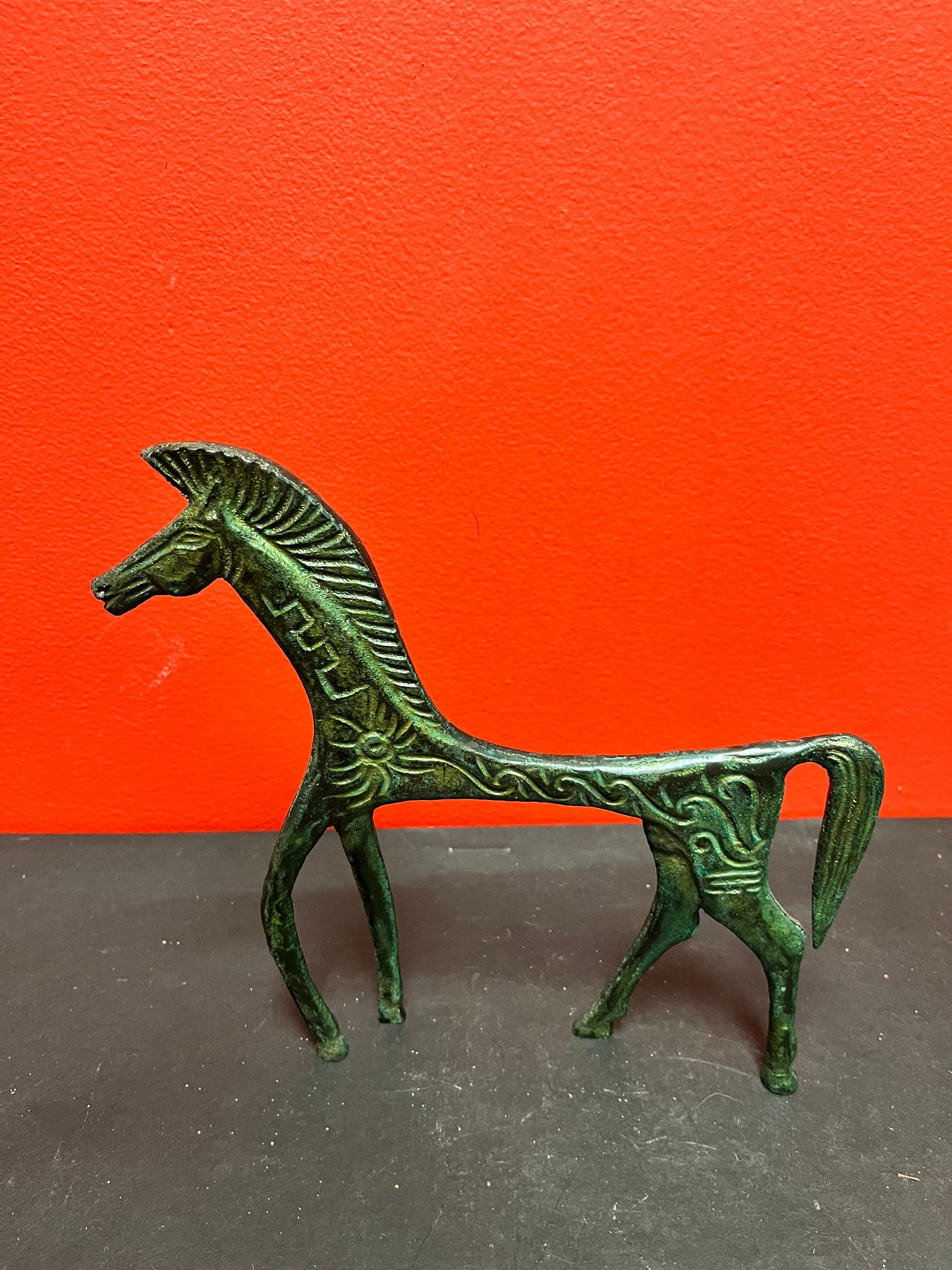 A  Lovely 9 inch high bronze MCM Horse - Mid century bronze beauty  Great gift