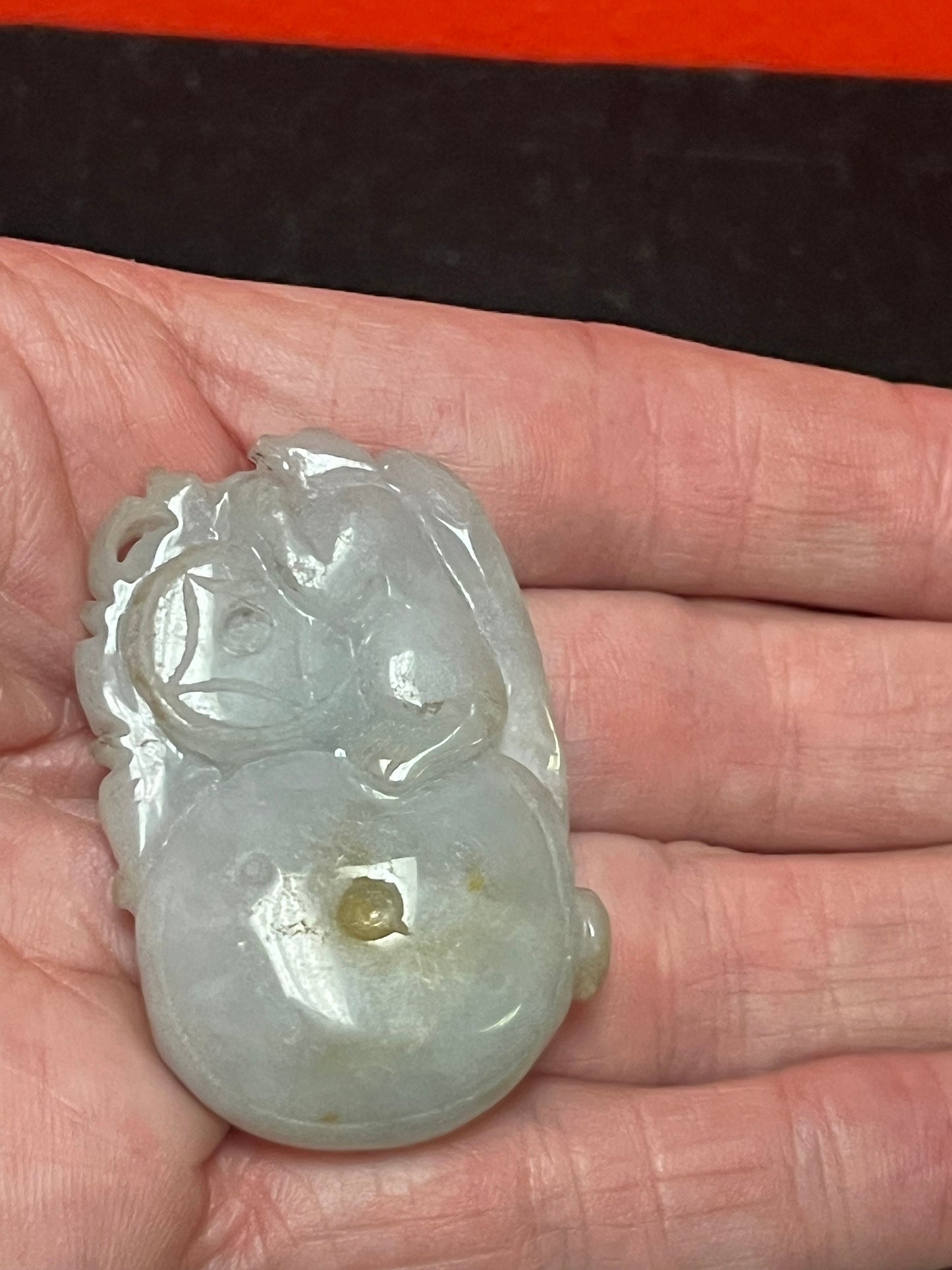 2 inch Chinese antique Unusual jade pendant   good quality detail
