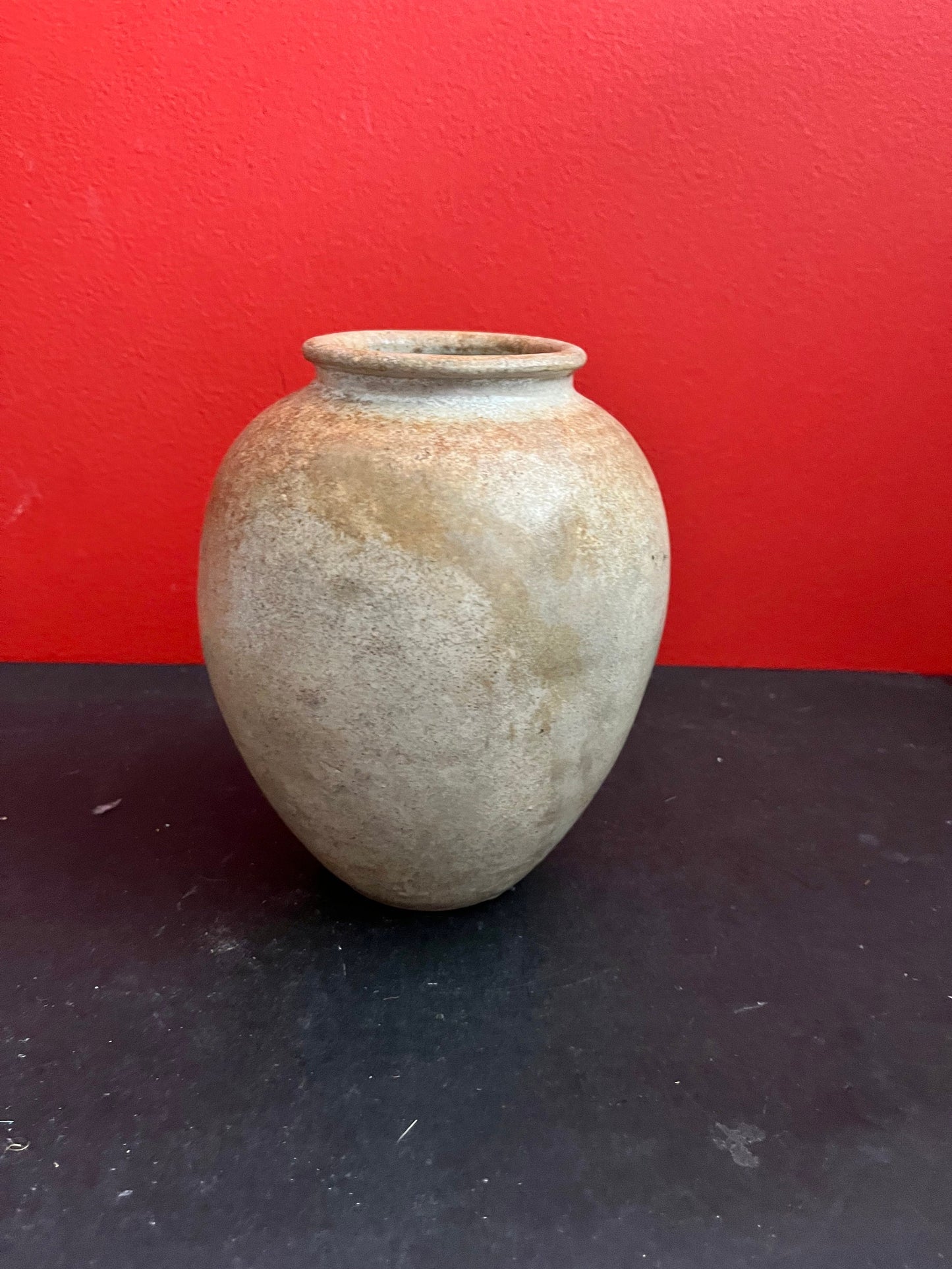 Rare ancient Neolithic stoneware funerary jar  mint  condition