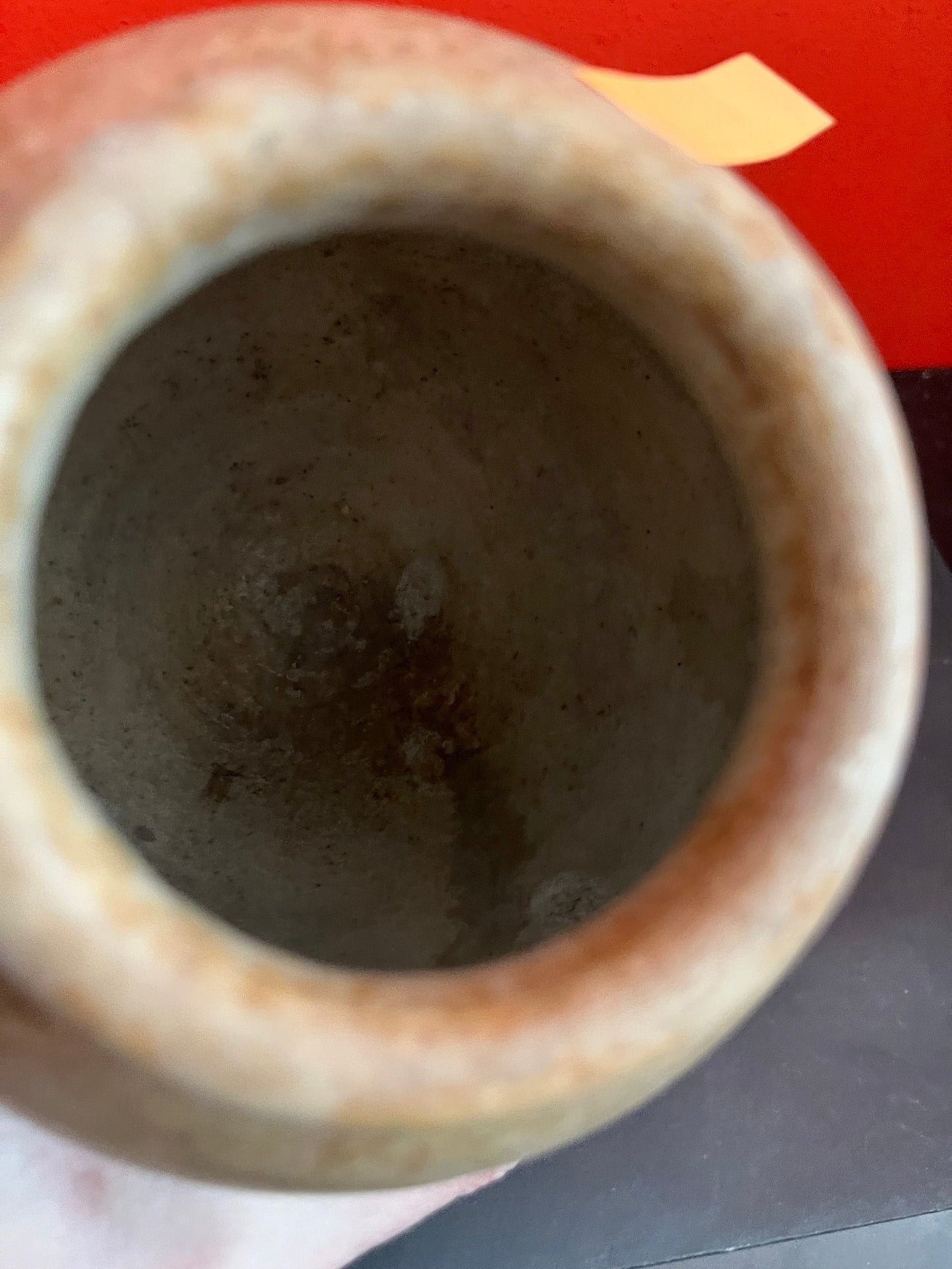 Rare ancient Neolithic stoneware funerary jar  mint  condition