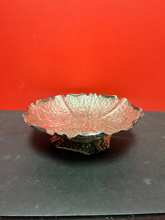 Stunning antique silver plated Christopher Dresser compote  Art deco beauty with some wear  at the base