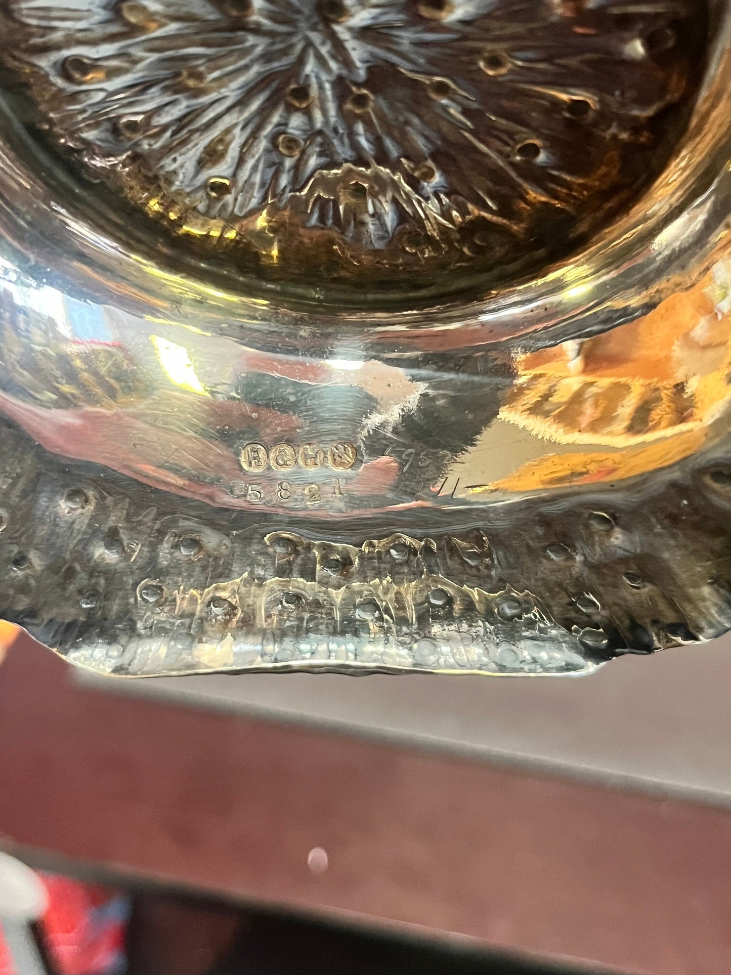 Stunning antique silver plated Christopher Dresser compote  Art deco beauty with some wear  at the base