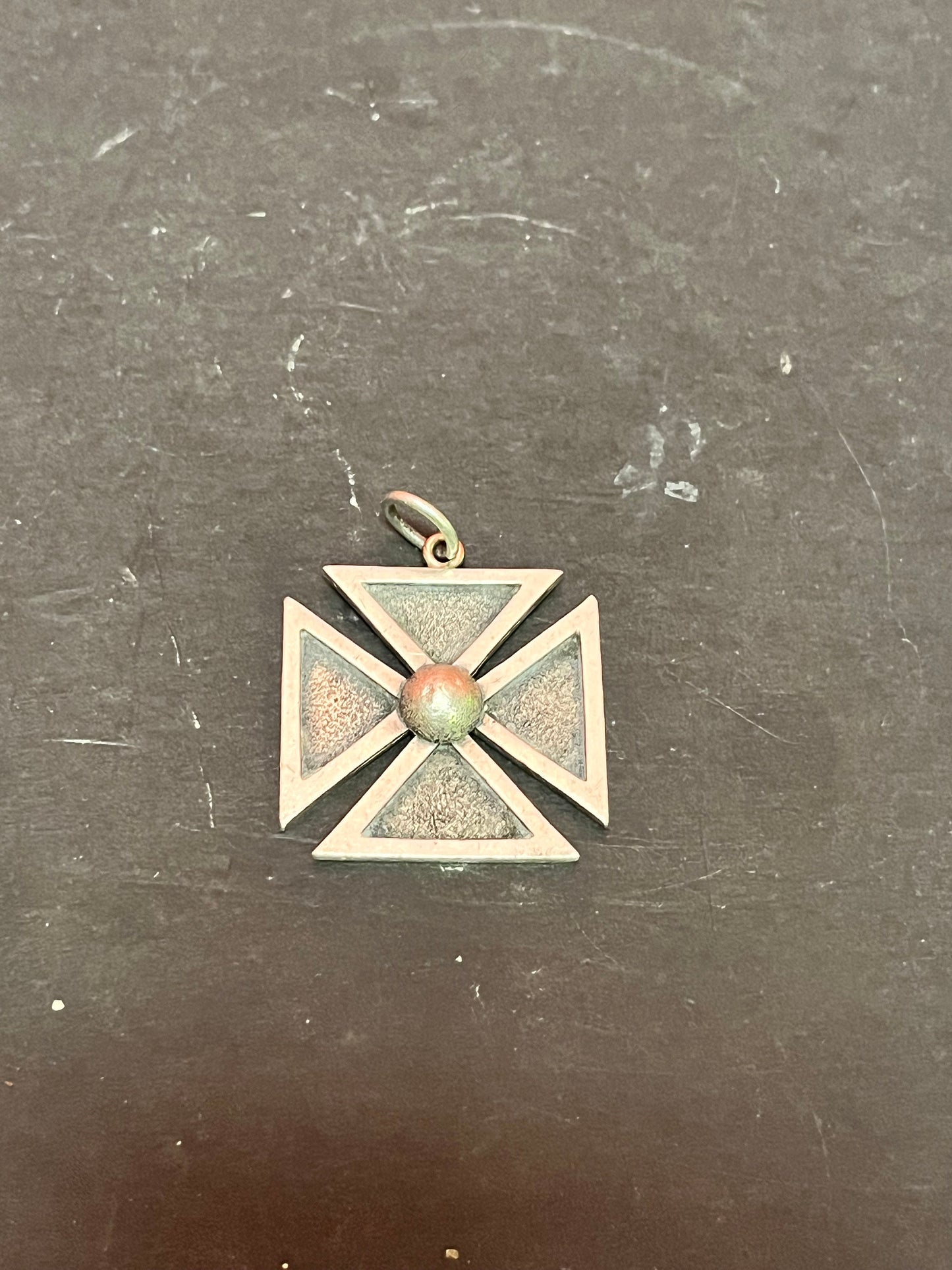 Antique 2 inch Canadian sterling gymnastics medal  1871 - 72  Lovely piece