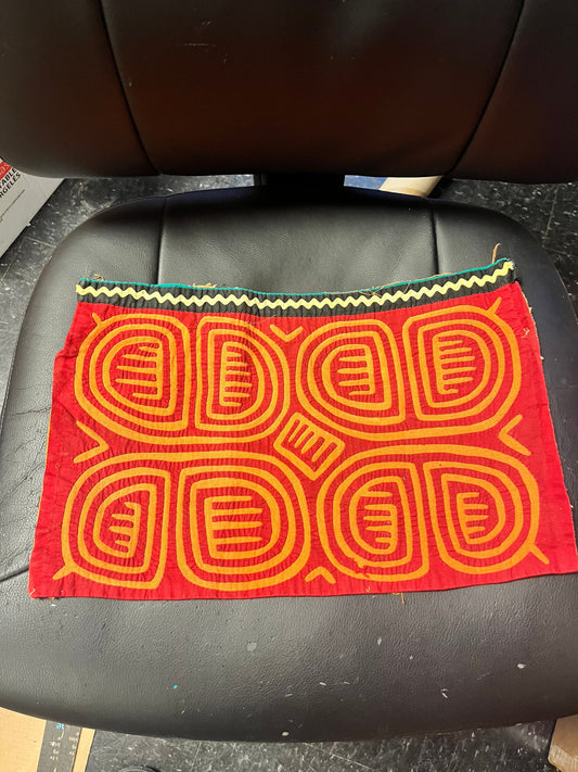 16 x 11 authentic 1930s South American  mola  good condition see photos