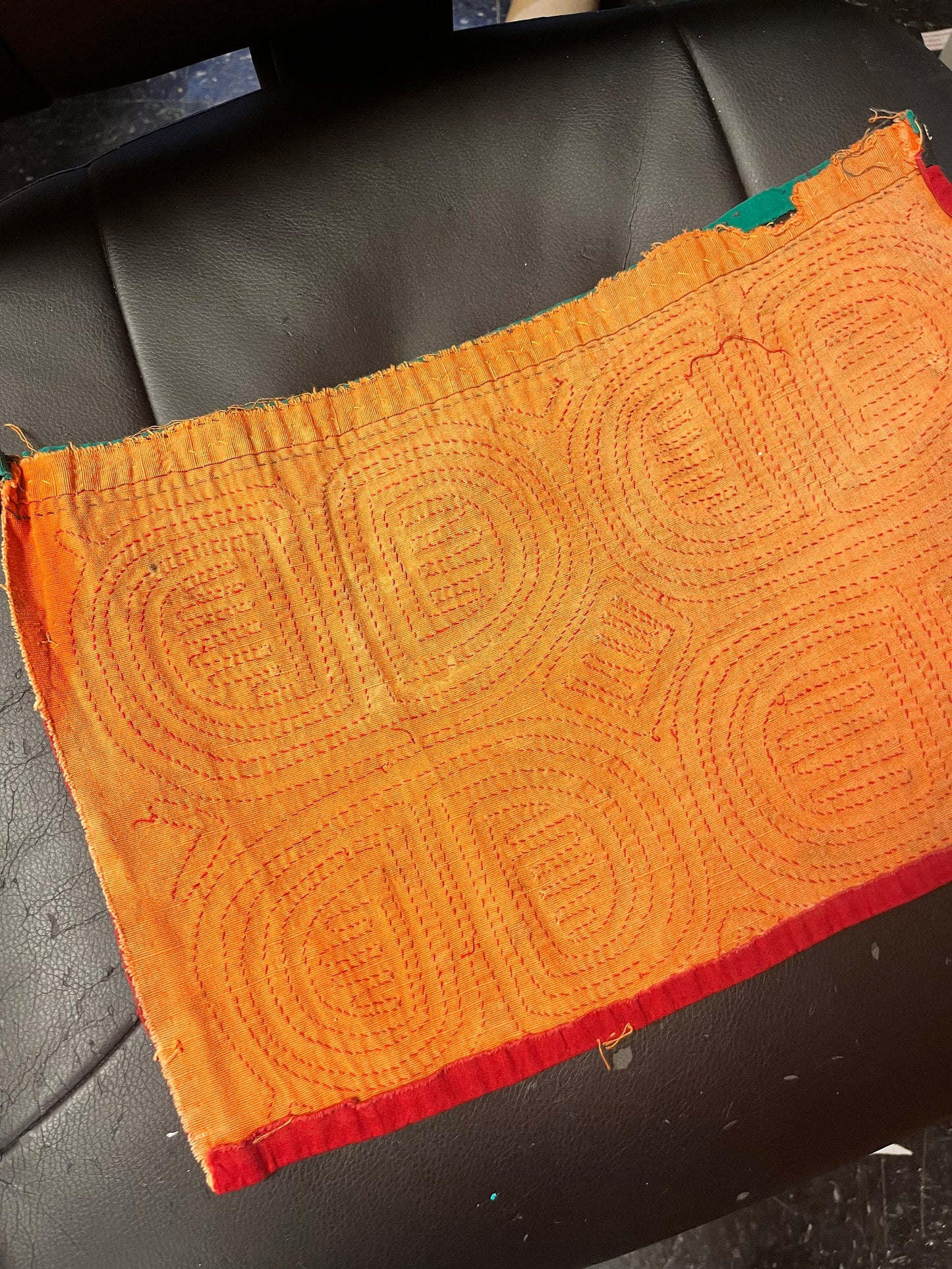 16 x 11 authentic 1930s South American  mola  good condition see photos