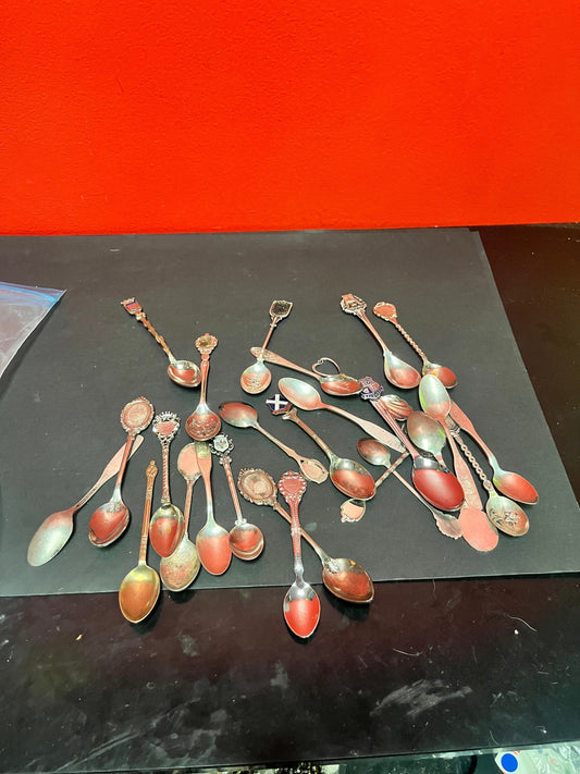 Lot of silver plated  spoons