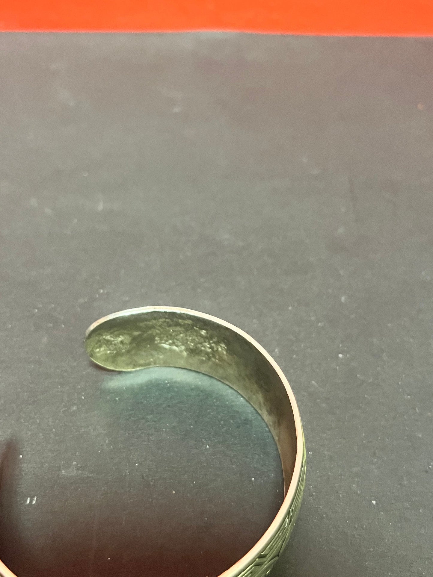 3 inch wide beautiful silver untested bracelet Cuff