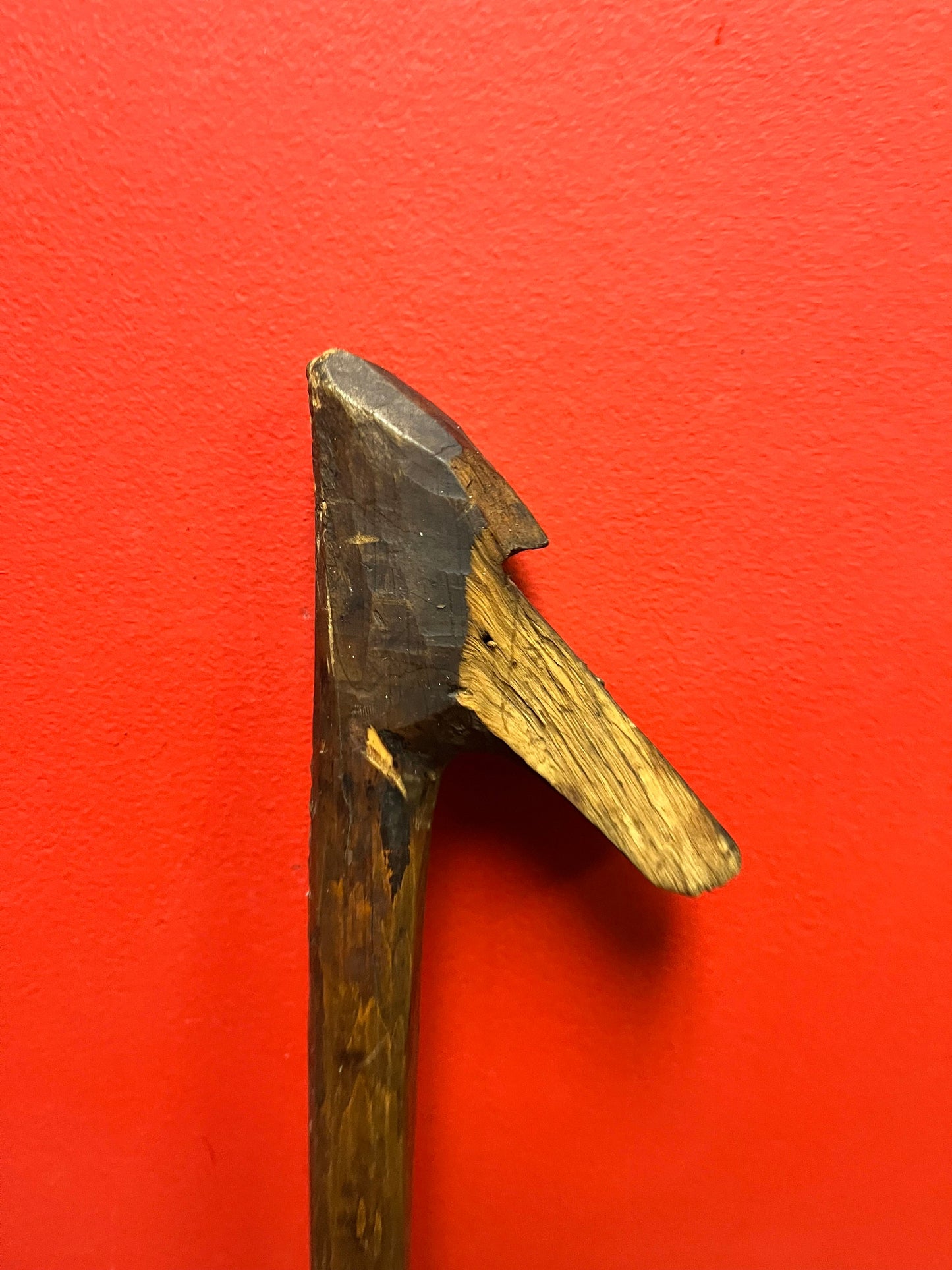 Antique 16 and 11 inch long indigenous first nations Pacific northwest Coast carving tools missing blades   both as is  great decoration