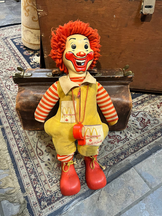 Ridiculously cool 22 inch long vintage McDonalds, Ronald McDonald toy  rare super cool