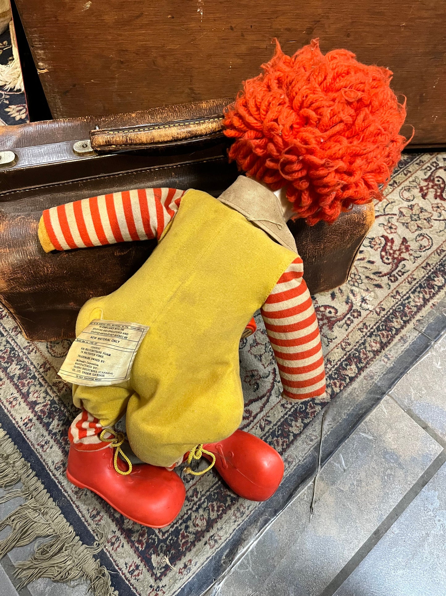Ridiculously cool 22 inch long vintage McDonalds, Ronald McDonald toy  rare super cool