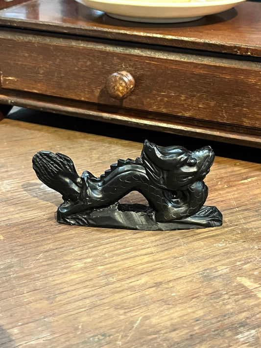 4 inch Chinese stone dragon  good condition