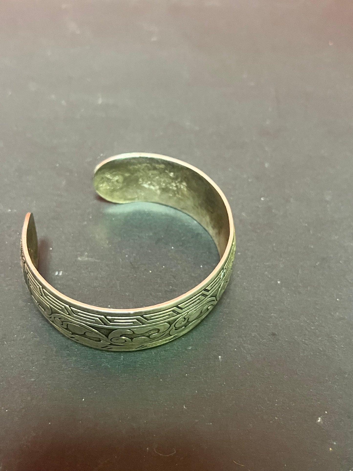 3 inch wide beautiful silver untested bracelet Cuff