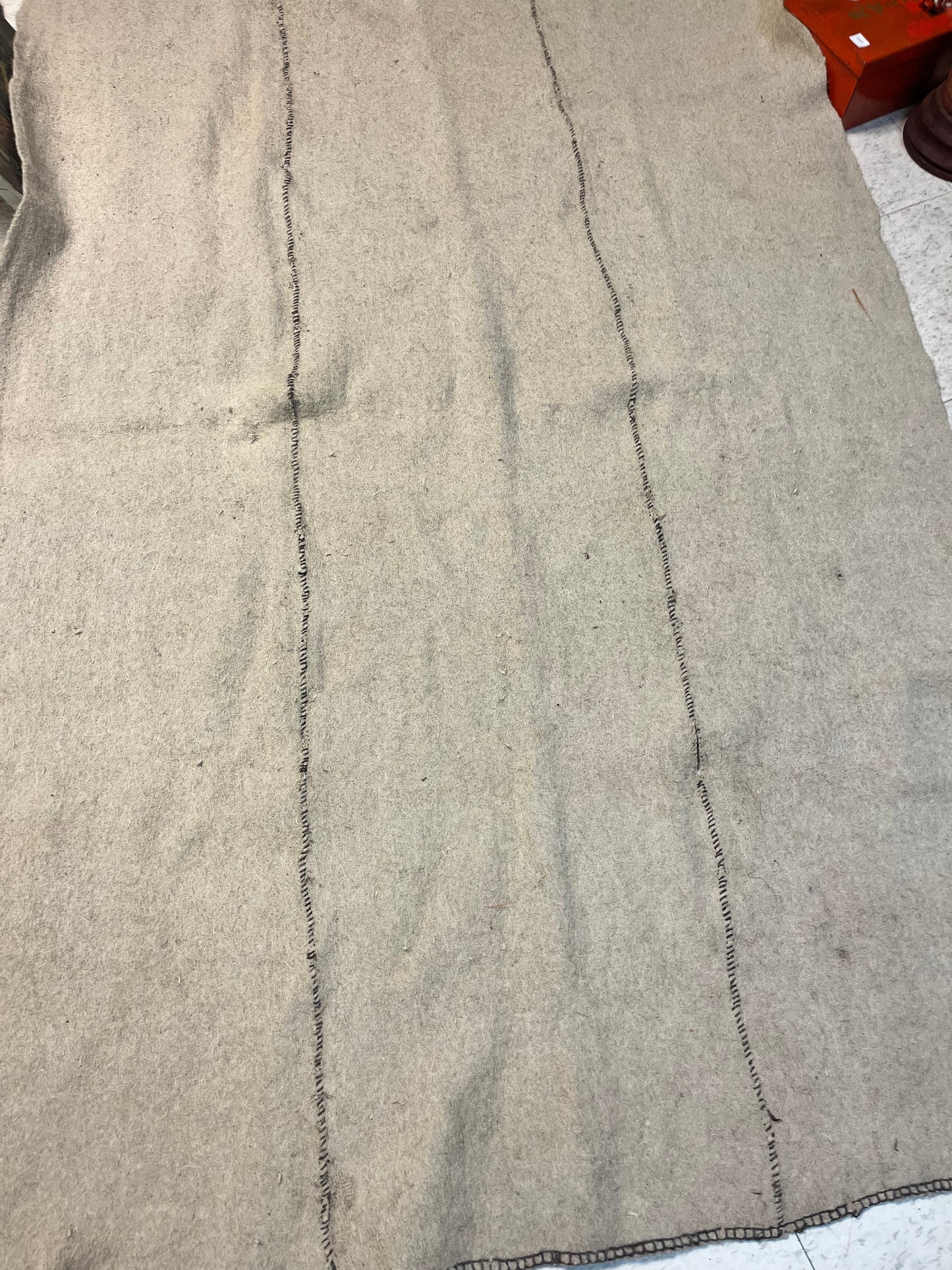 Museum quality 19 century 6 x 4 feet authentic Himalayan mountain Sherpa blanket  couple holes but good condition considering age  wow