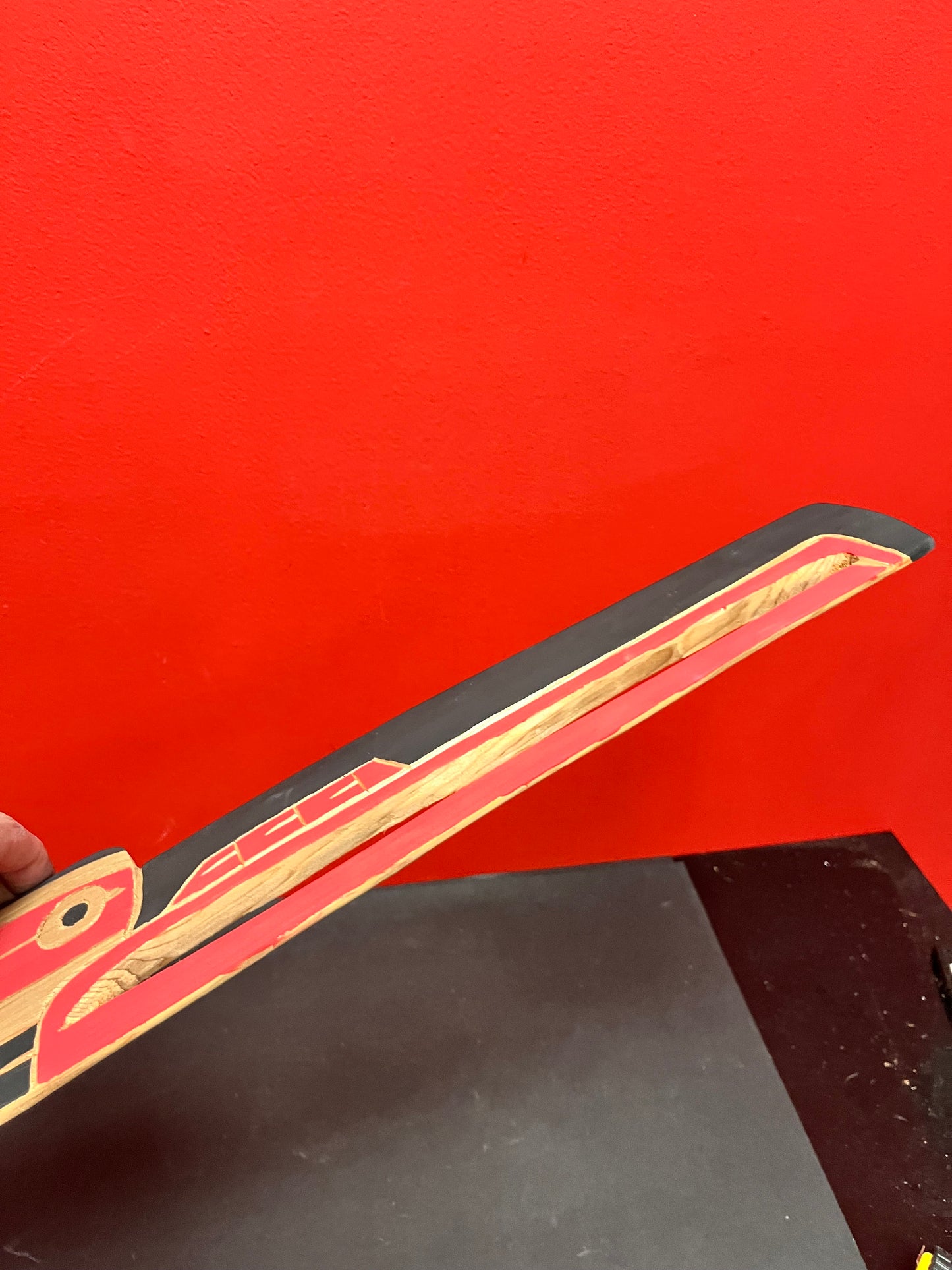 Beautiful 20 x 5 indigenous first nations specific northwest Eagle plaque by Brad Joseph Junior  signed and great detail  needs a hanger