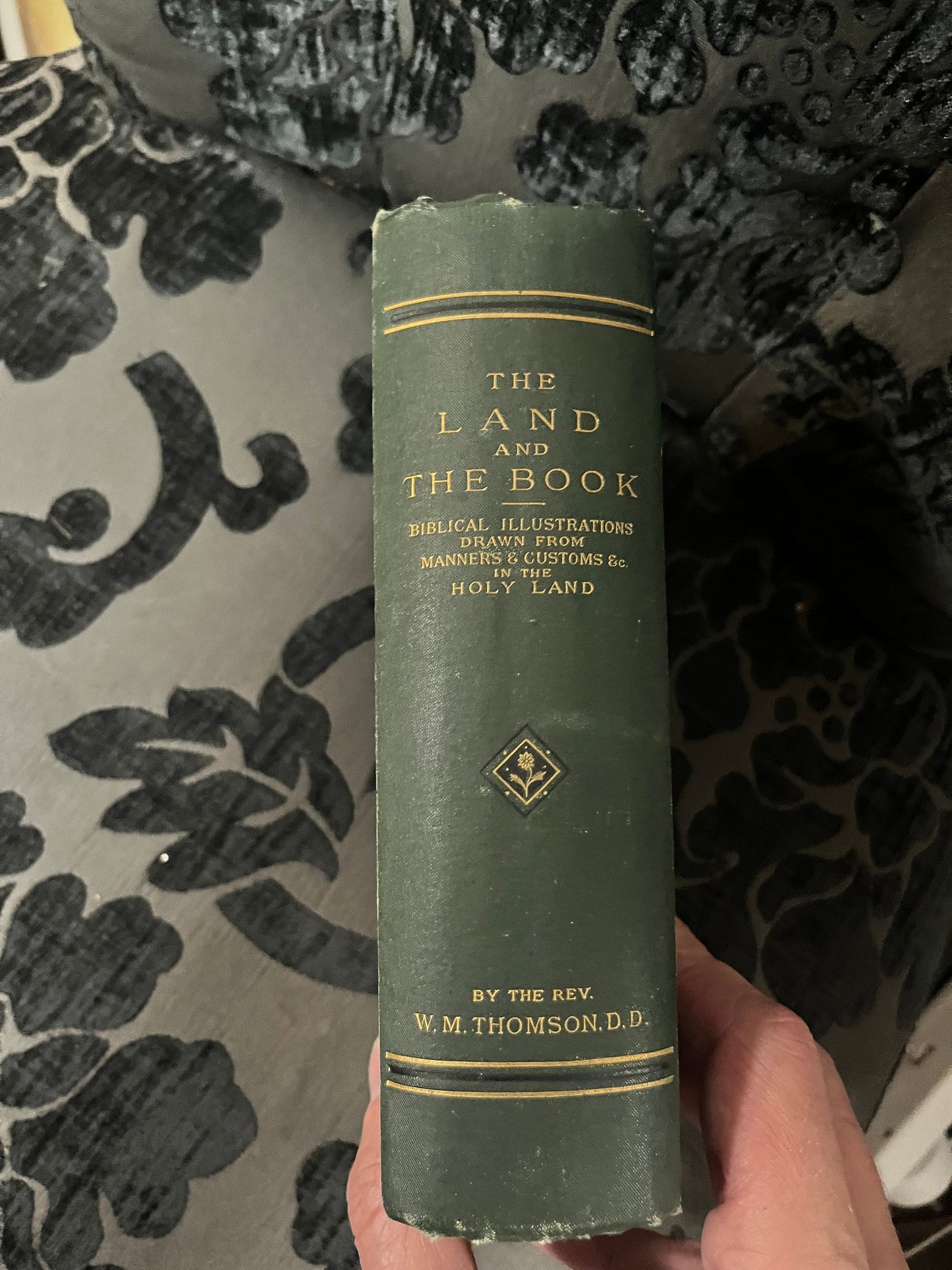 Cool, antique copy of the land and the book  Biblical 1863  Good antique condition