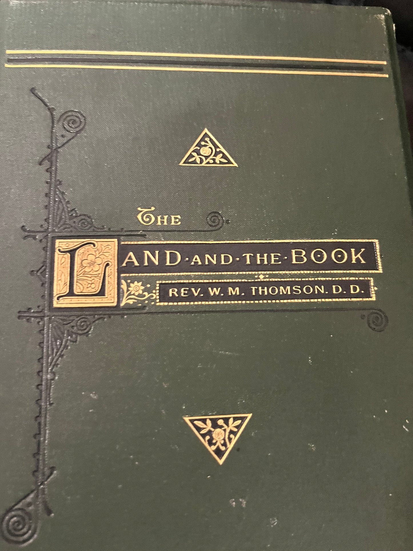 Cool, antique copy of the land and the book  Biblical 1863  Good antique condition