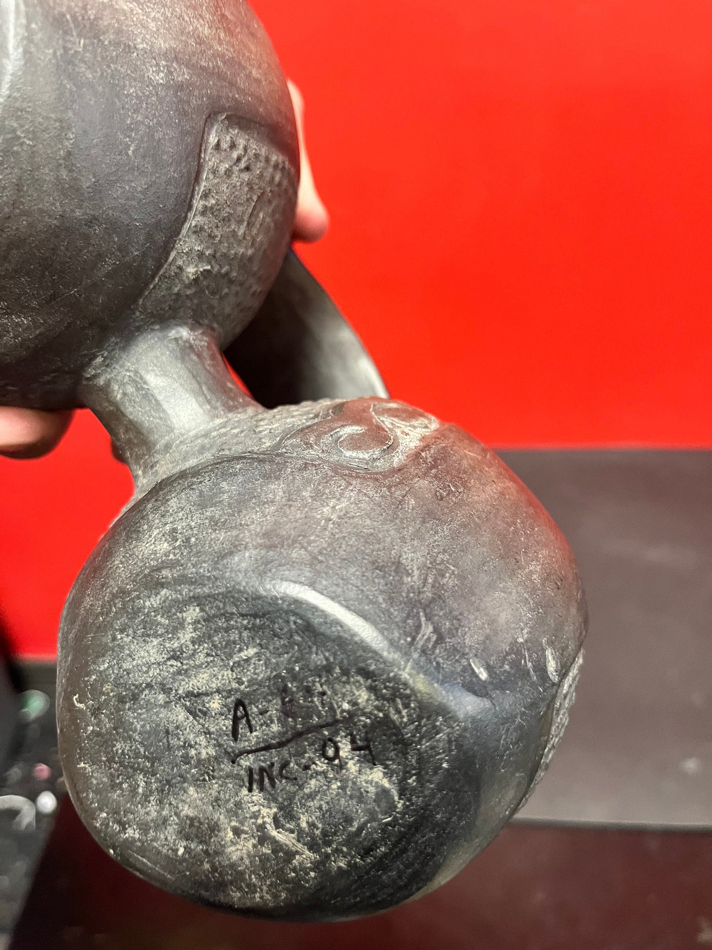 8 x 6 high Colombian Clay vessel  Good condition Great imagery