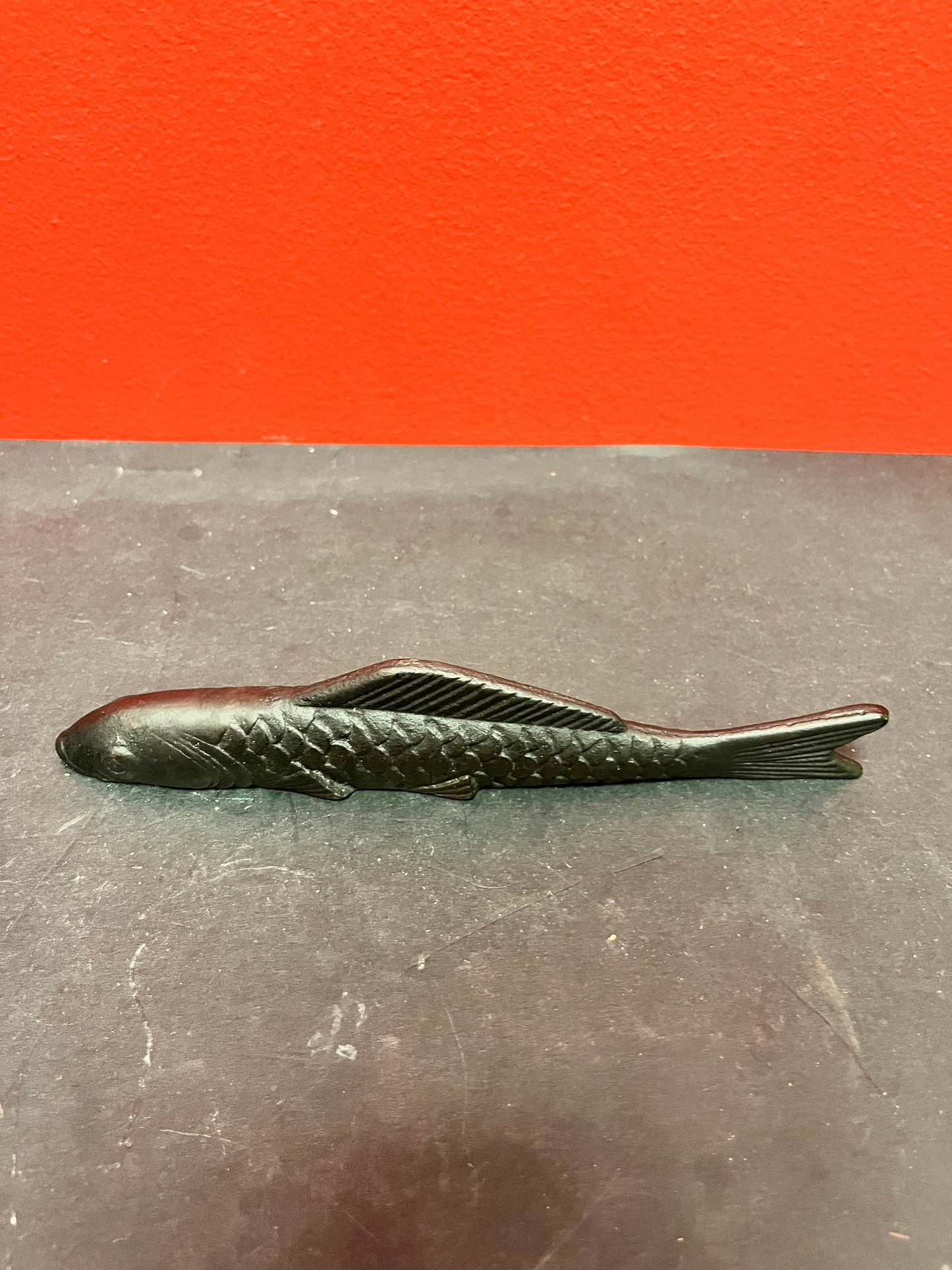 Beautiful 8 inch long bronze fish  perfect gift