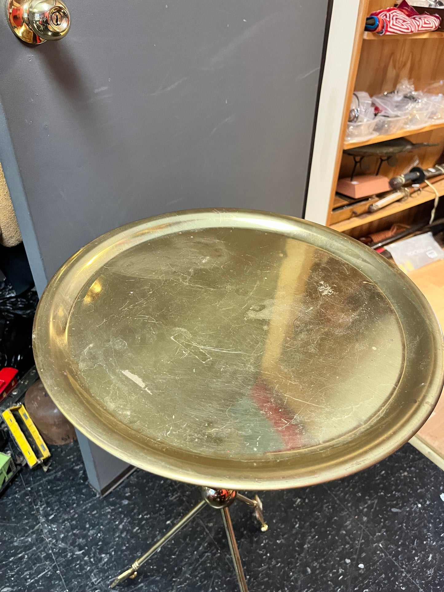 Amazing rare 30 x 16 wide  Maison Jansen arrow table  some marks on top  super cool  mcm magical table