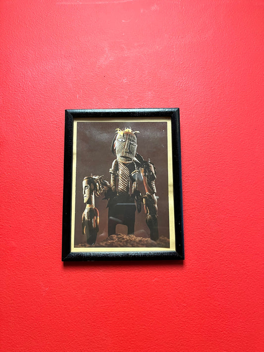 Cool 9 x 7 picture of oceanic art in frame  fun imagery