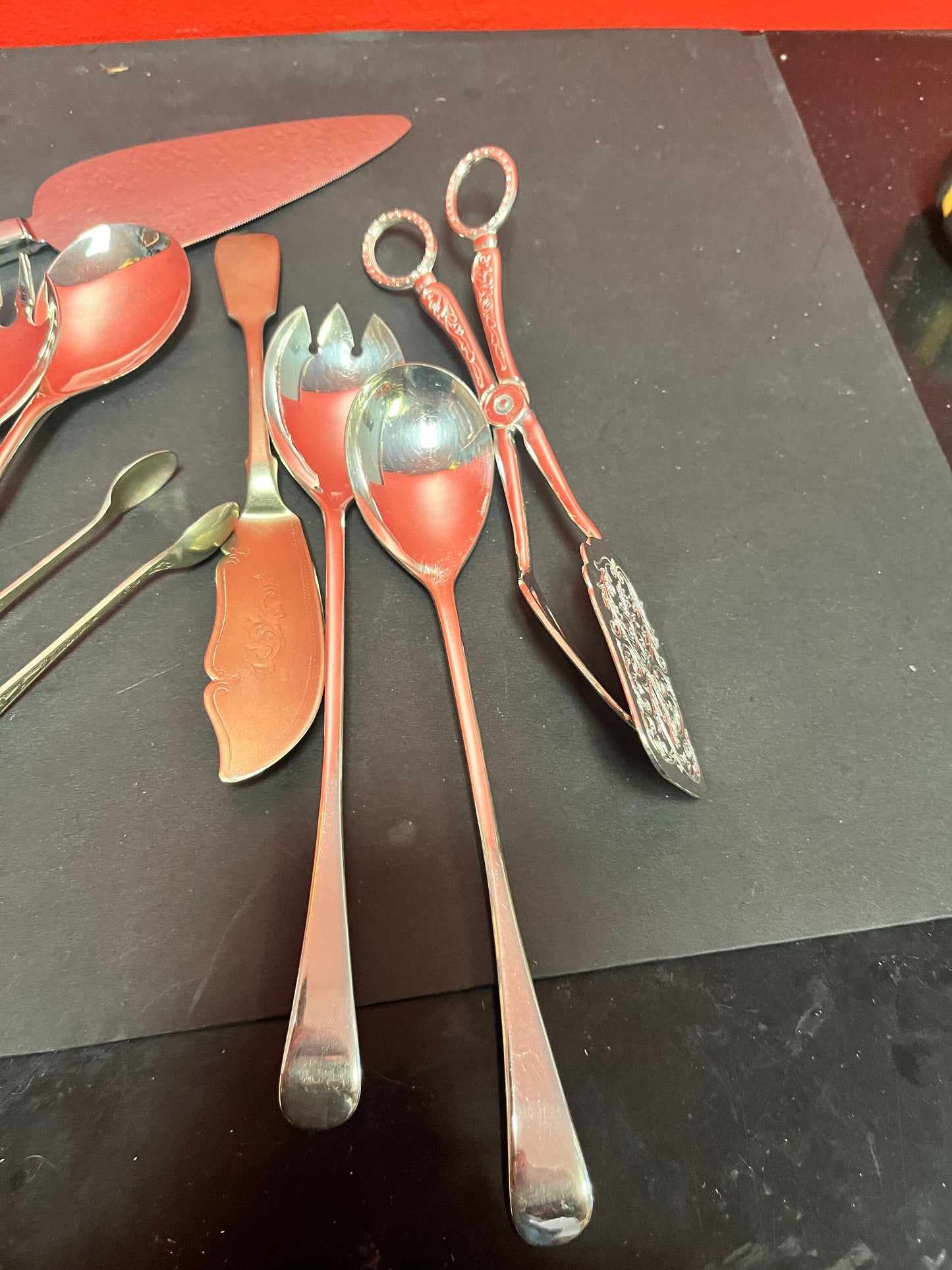 Mixed bag of silver plated cutlery    14 pieces  great for resale or use it and love it  great value