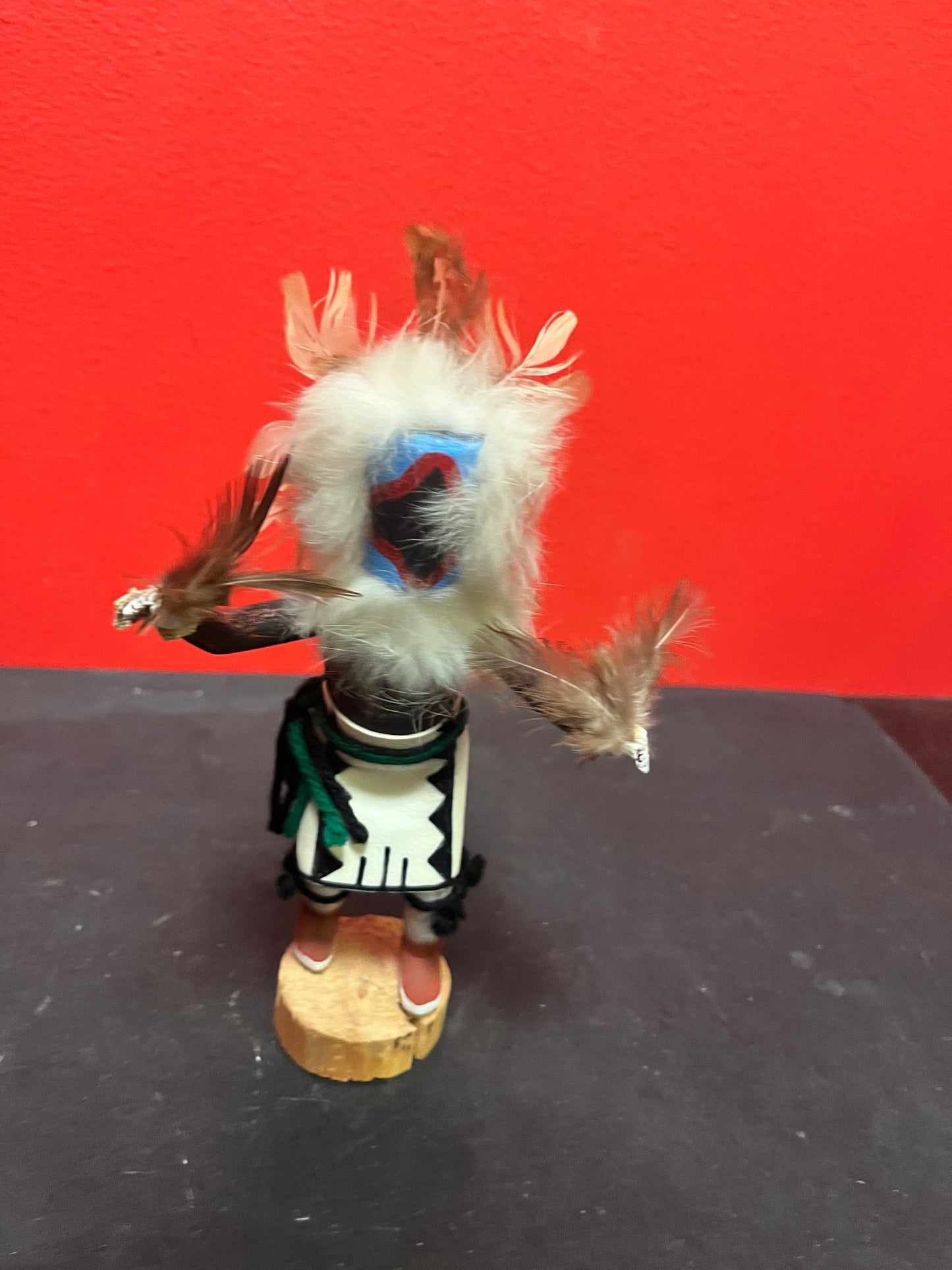 Lovely Unusual signed 8 inch tall Hopi kachina doll  great value