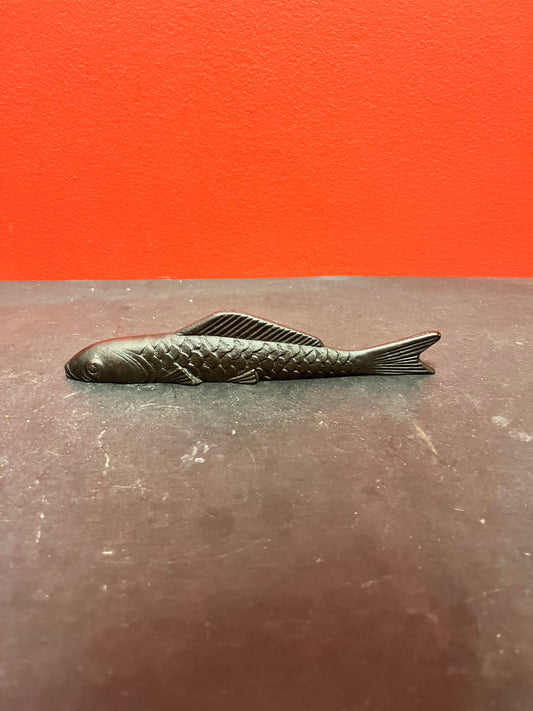 Beautiful 8 inch long bronze fish  perfect gift