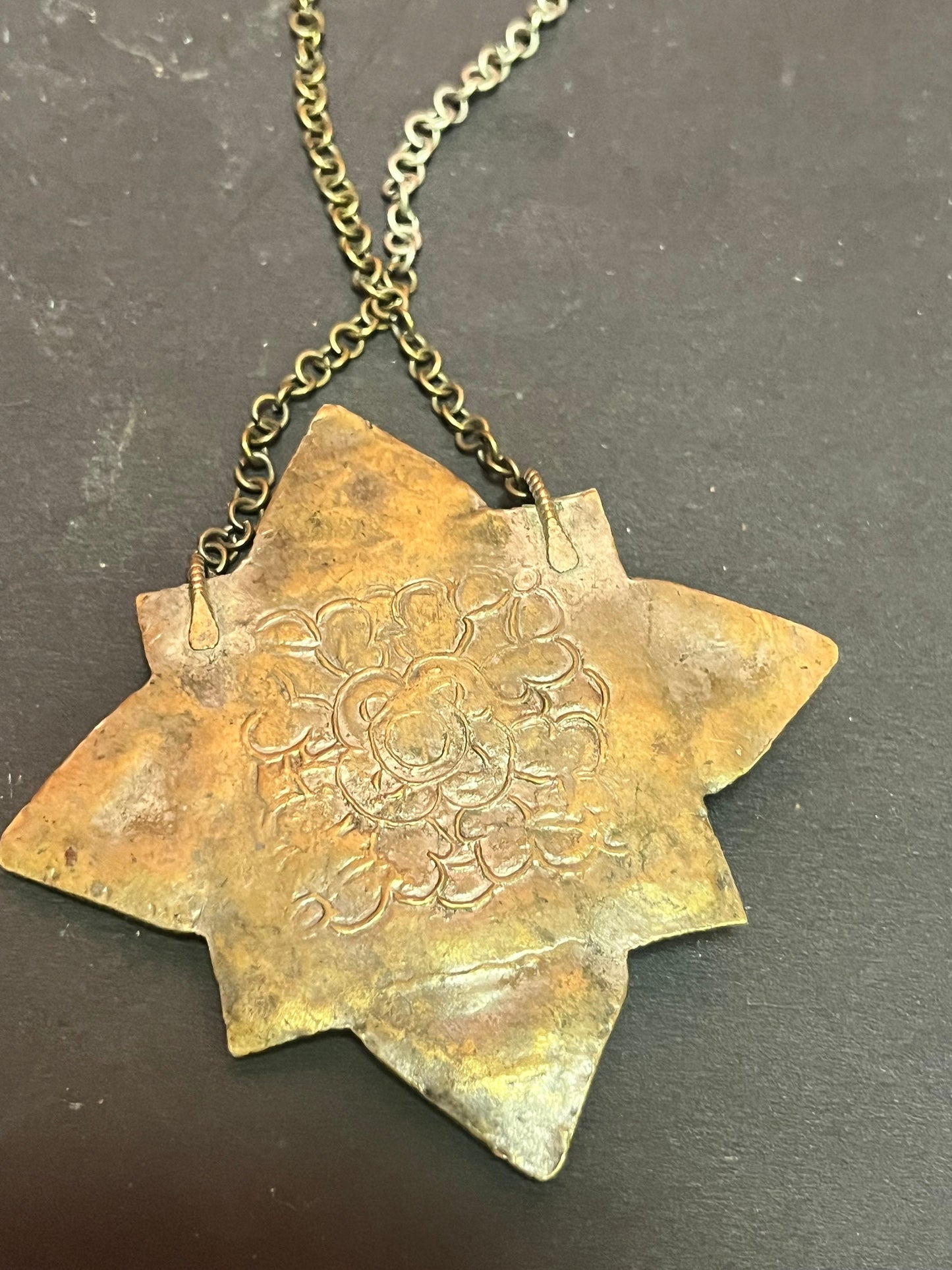 Stunning 4 inch antique Nepalese turquoise silver and coral pendant with part of chain  unbelievable quality