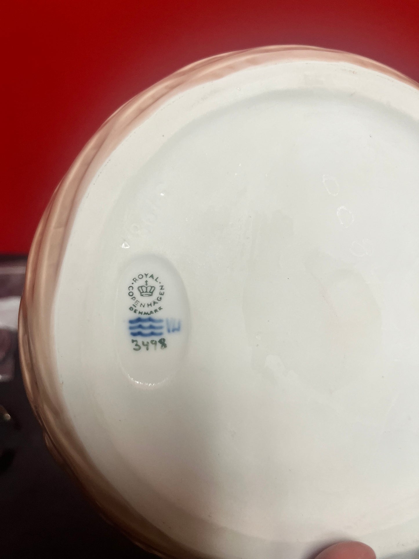 8 inch long royal Copenhagen  lobster bowl  great condition  unique piece