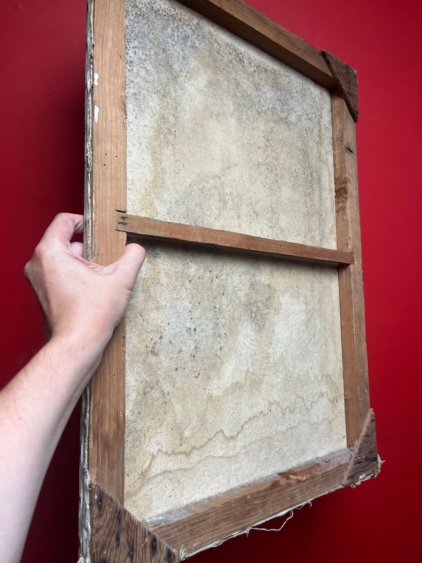 Wonderful rare museum quality signed 30 x 21 indigenous first nations Pacific northwest coast painting - amazing imagery- some paint damage