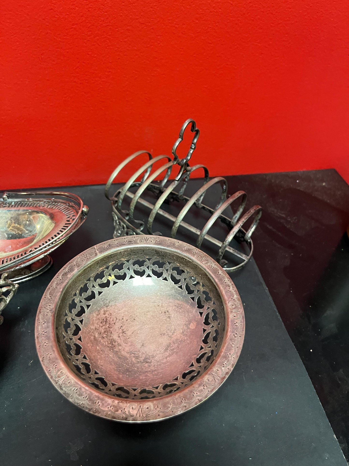 Lovely silver plated lot  you get what you see and it all needs polishing good for gifts or reselling  value