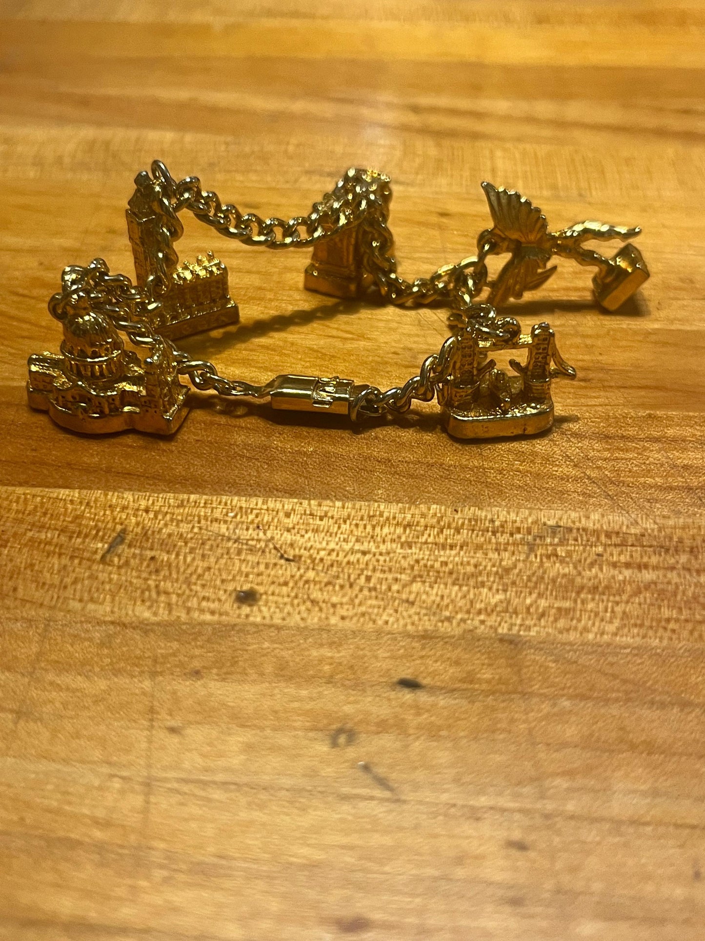 5 gold charms  not tested  intense value